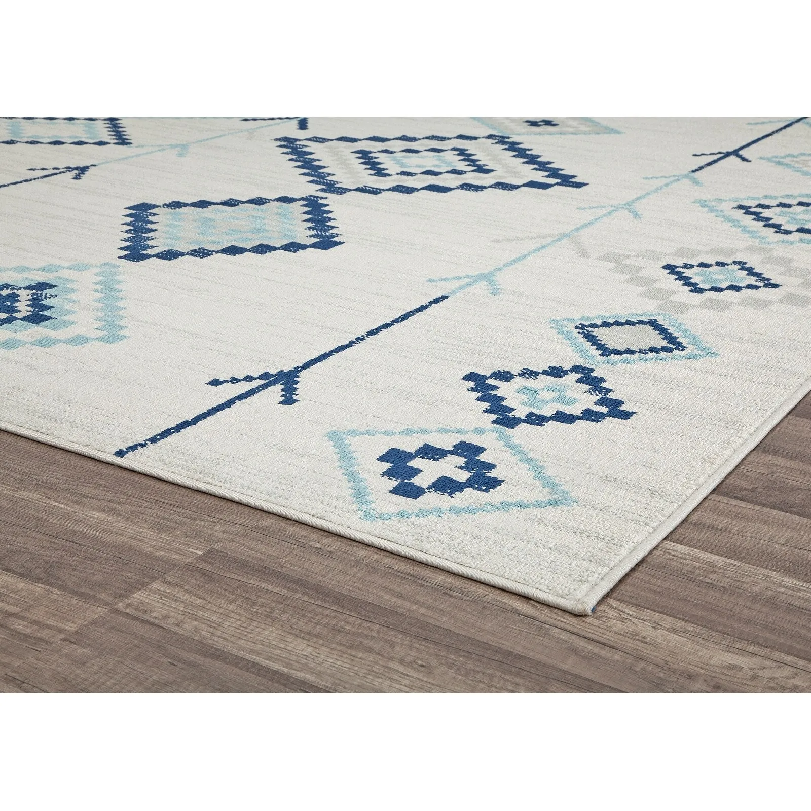 Rugs America Rumi Modern Diamond Boho Tribal Soft Area Rug
