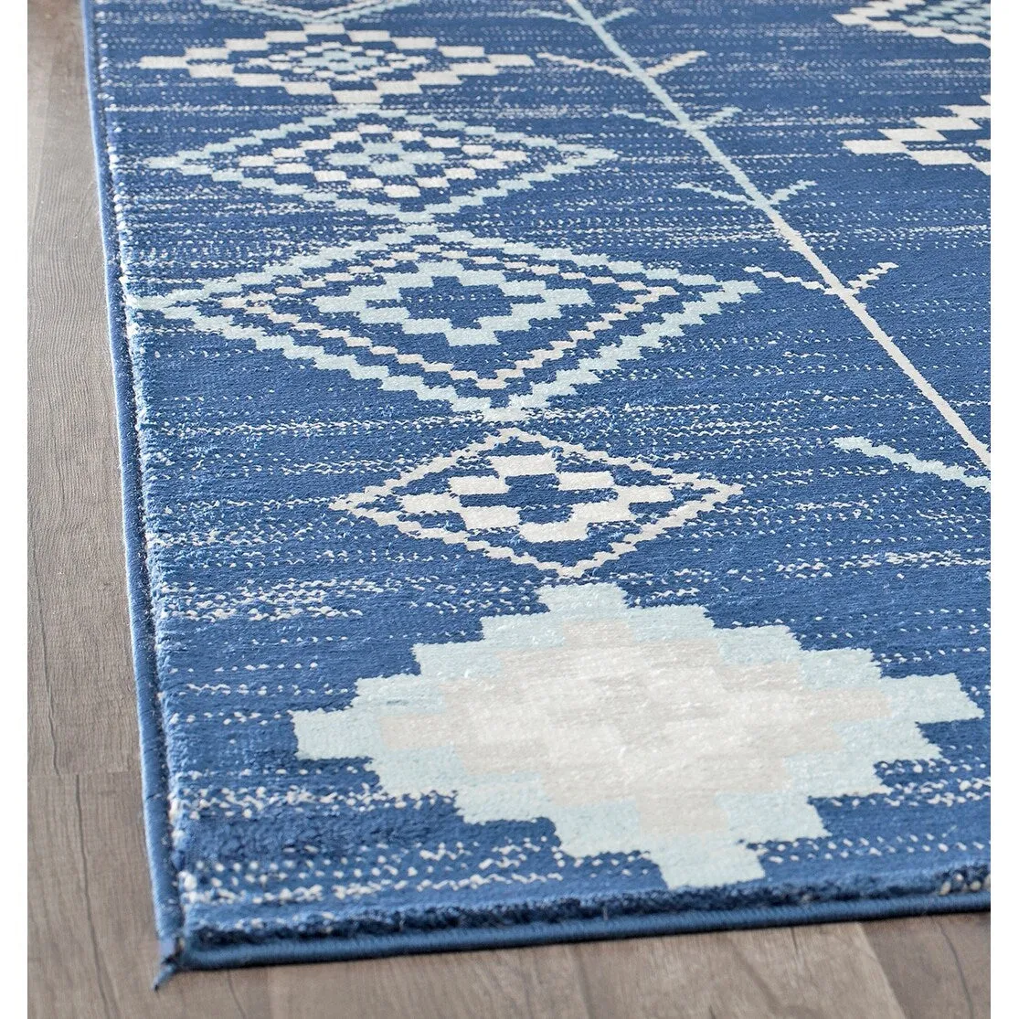 Rugs America Rumi Modern Diamond Boho Tribal Soft Area Rug