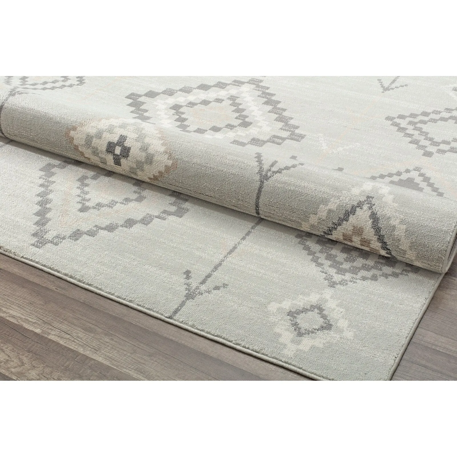 Rugs America Rumi Modern Diamond Boho Tribal Soft Area Rug