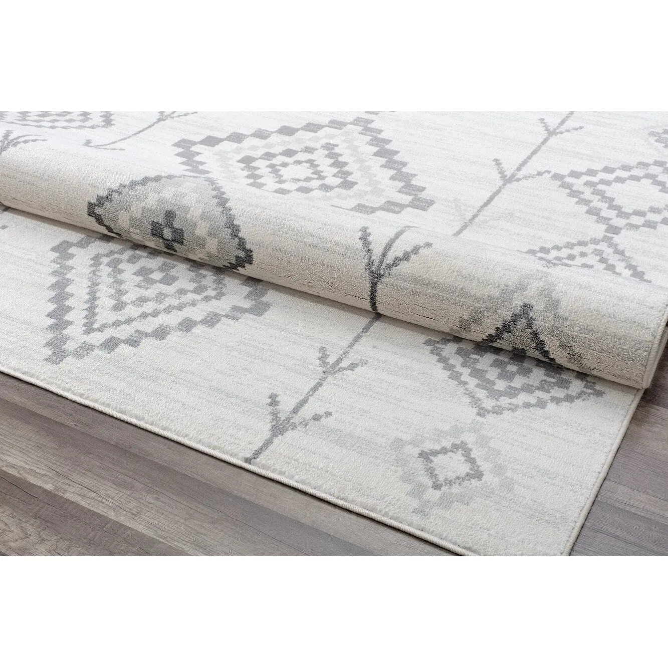 Rugs America Rumi Modern Diamond Boho Tribal Soft Area Rug