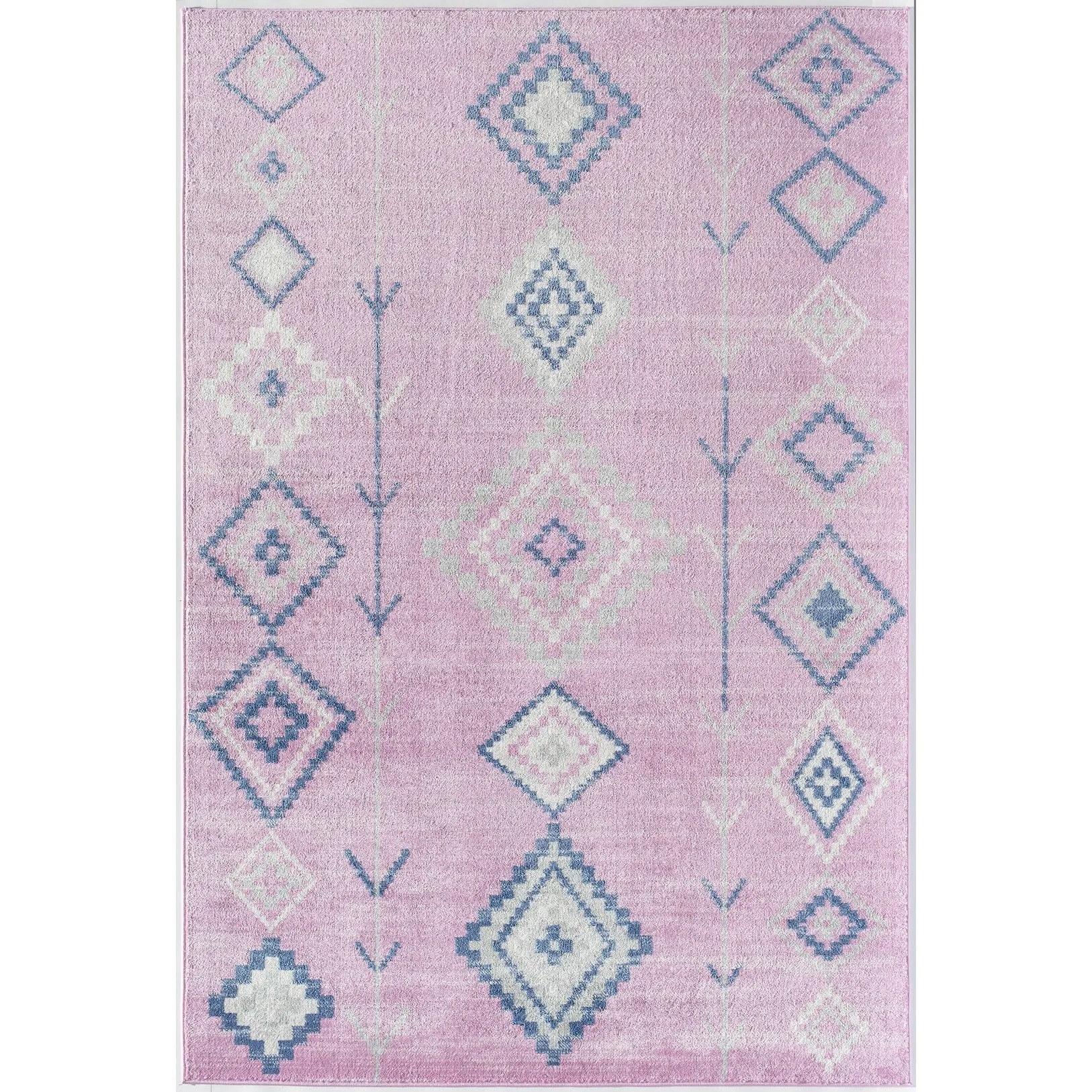 Rugs America Rumi Modern Diamond Boho Tribal Soft Area Rug