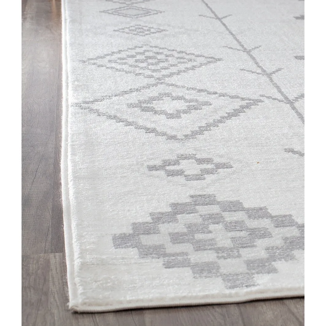 Rugs America Rumi Modern Diamond Boho Tribal Soft Area Rug