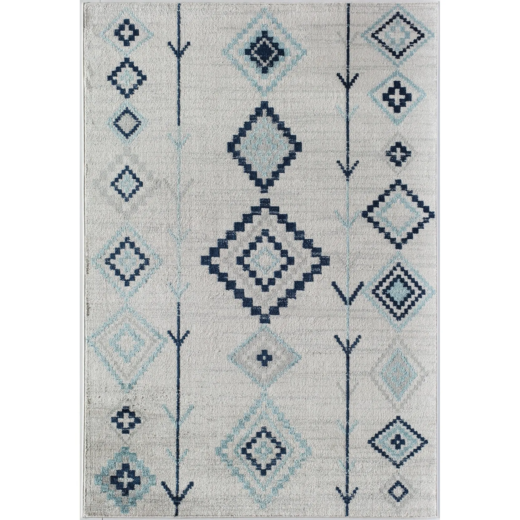 Rugs America Rumi Modern Diamond Boho Tribal Soft Area Rug