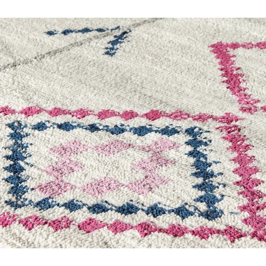 Rugs America Rumi Modern Diamond Boho Tribal Soft Area Rug