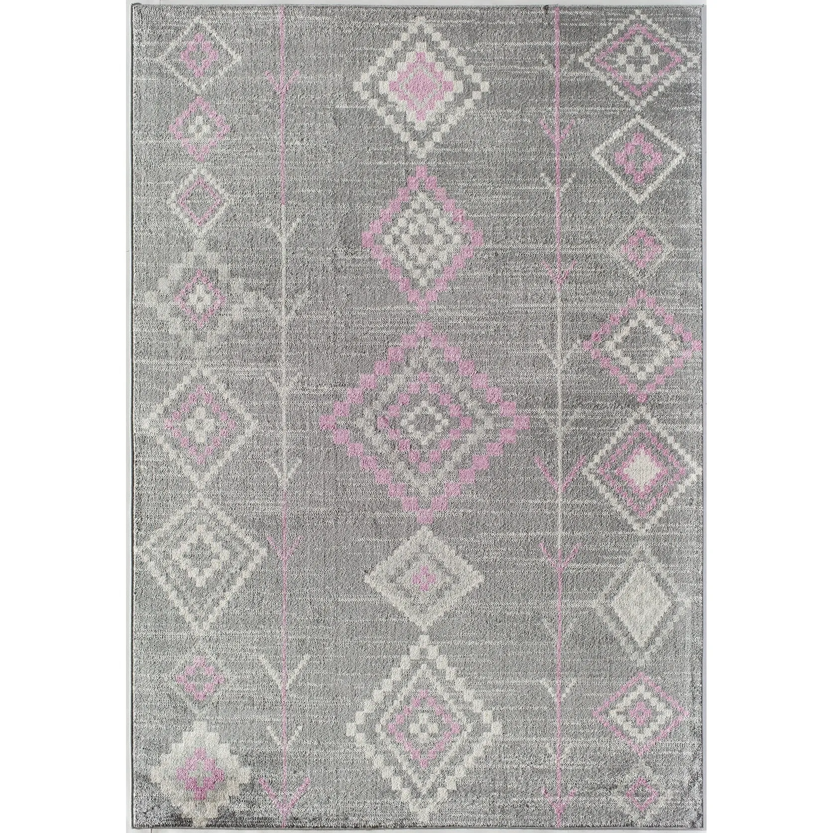 Rugs America Rumi Modern Diamond Boho Tribal Soft Area Rug