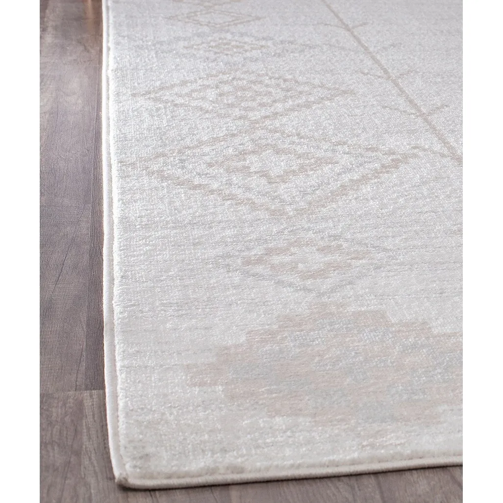 Rugs America Rumi Modern Diamond Boho Tribal Soft Area Rug