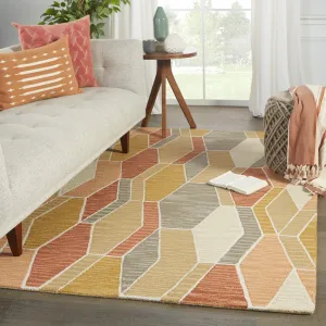 Sade Handmade Geometric Area Rug