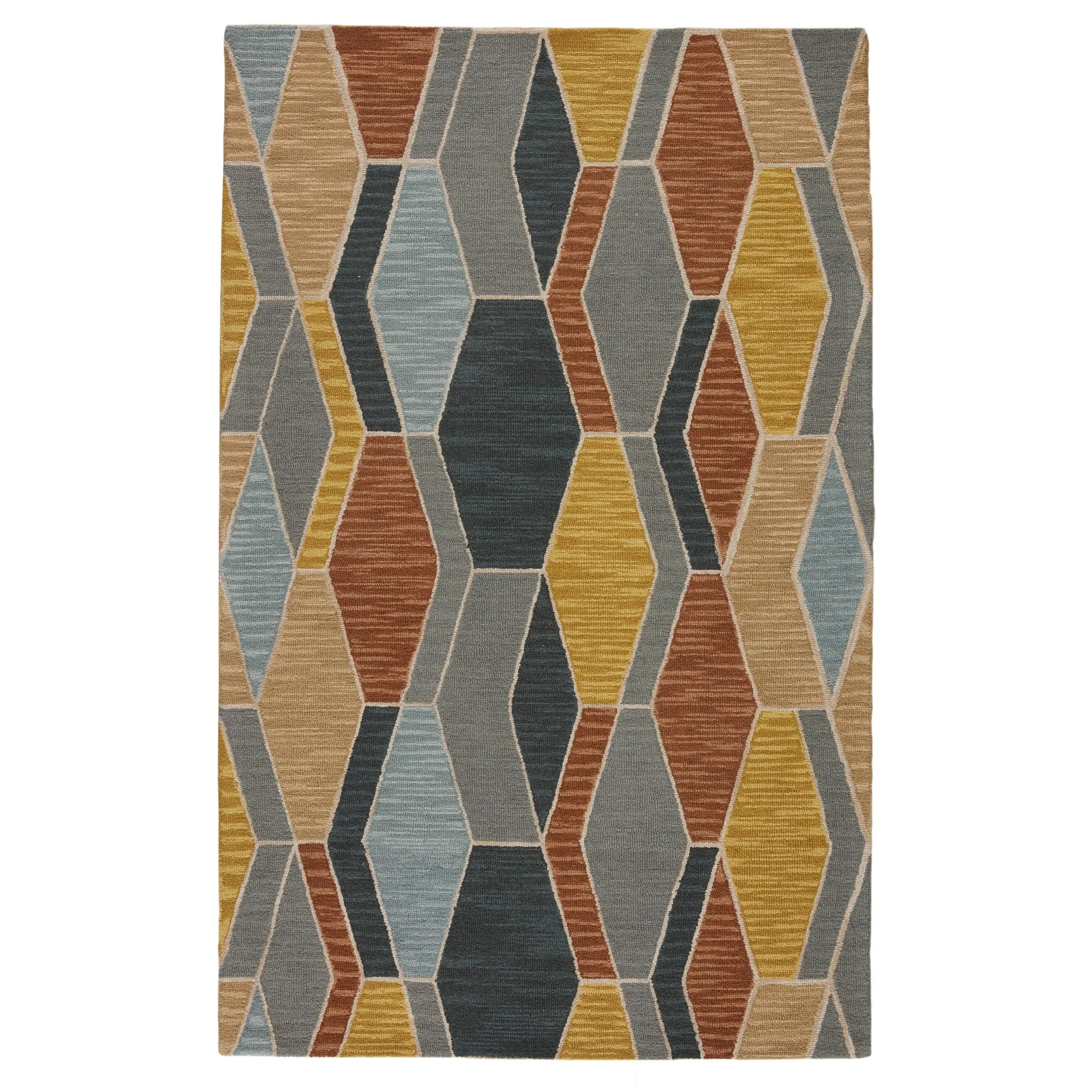 Sade Handmade Geometric Area Rug