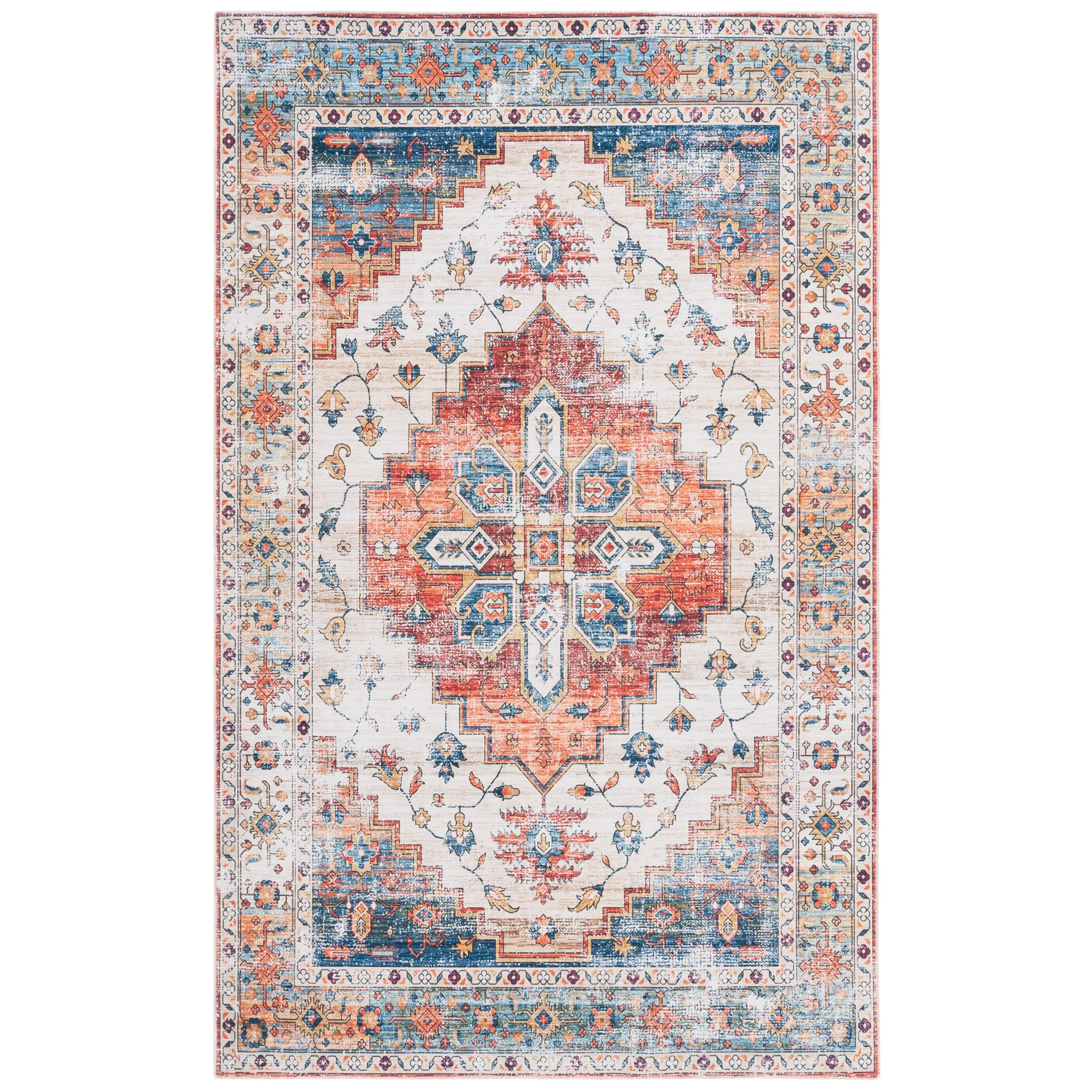 SAFAVIEH Arizona Karmija Vintage Machine Washable Rug