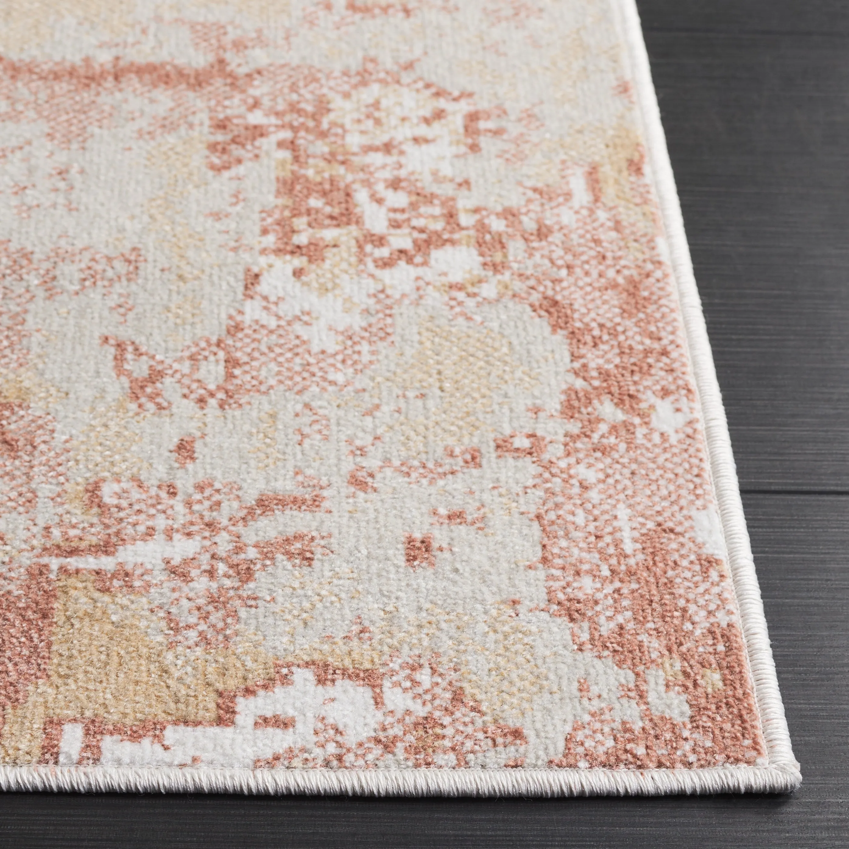 SAFAVIEH Bayside Machine Washable Drahusa Modern Abstract Rug
