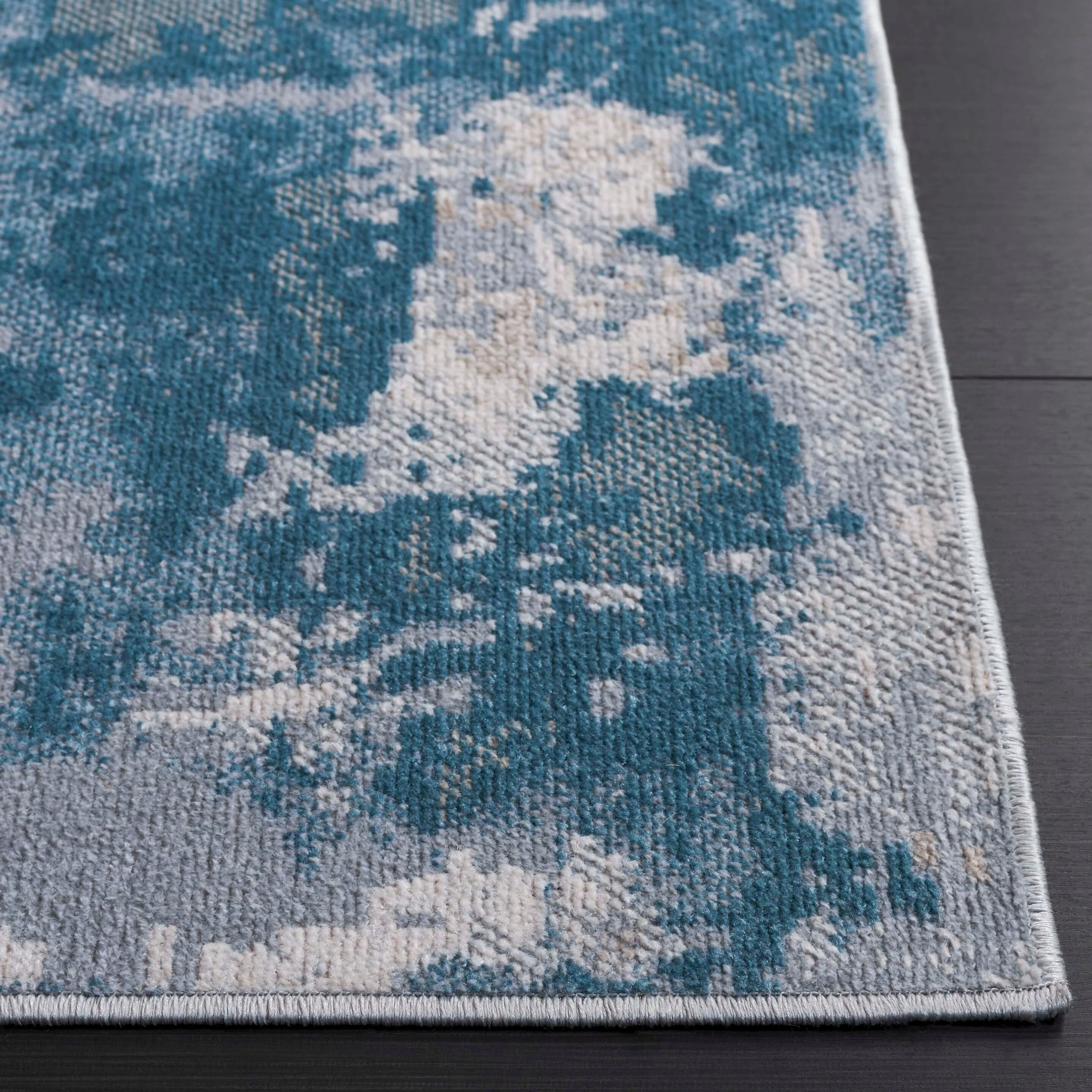SAFAVIEH Bayside Machine Washable Drahusa Modern Abstract Rug