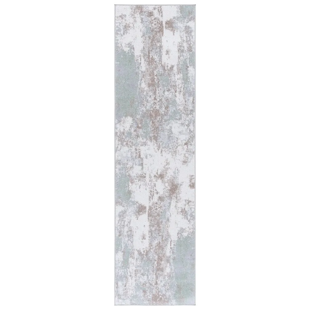 SAFAVIEH Bayside Machine Washable Drahusa Modern Abstract Rug