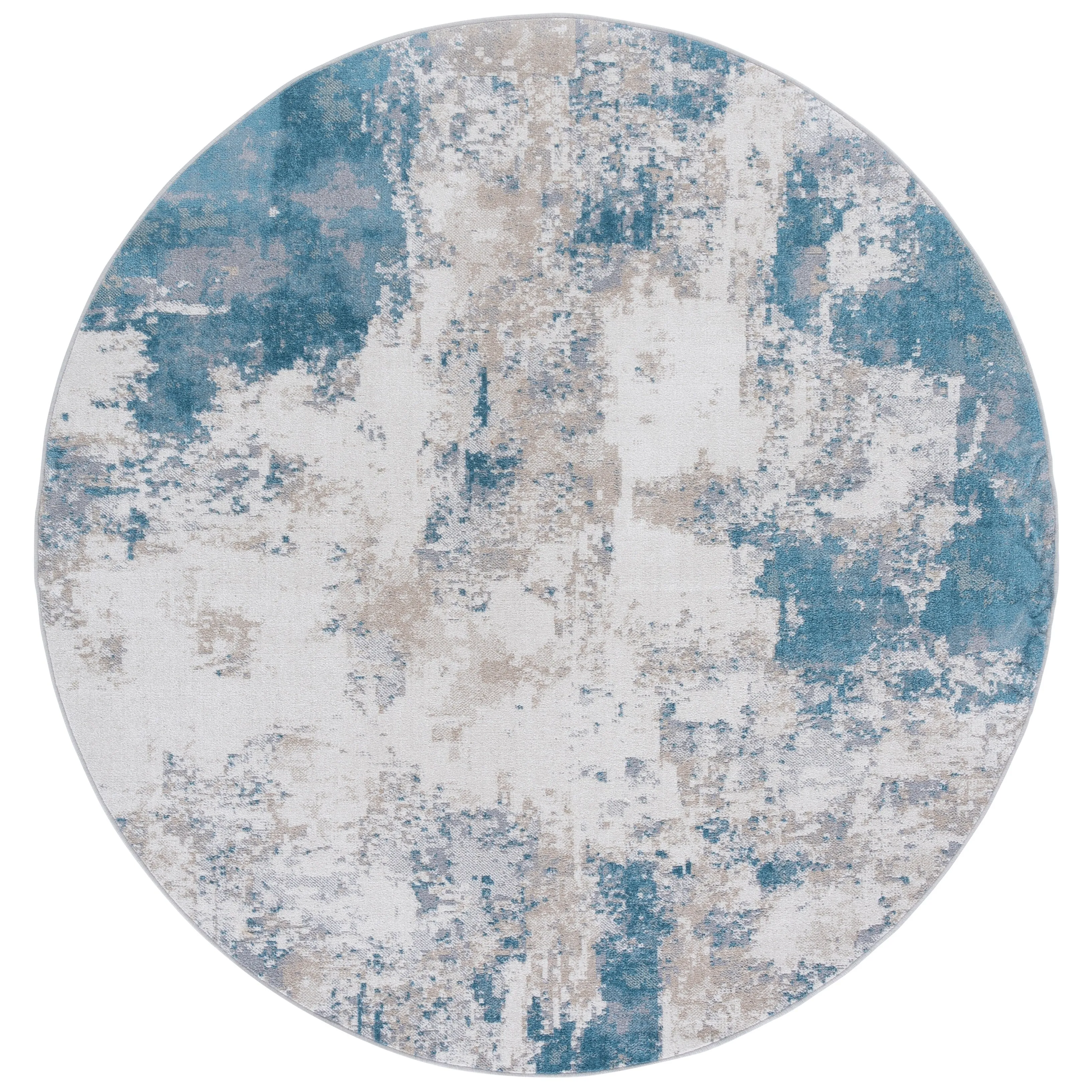 SAFAVIEH Bayside Machine Washable Drahusa Modern Abstract Rug