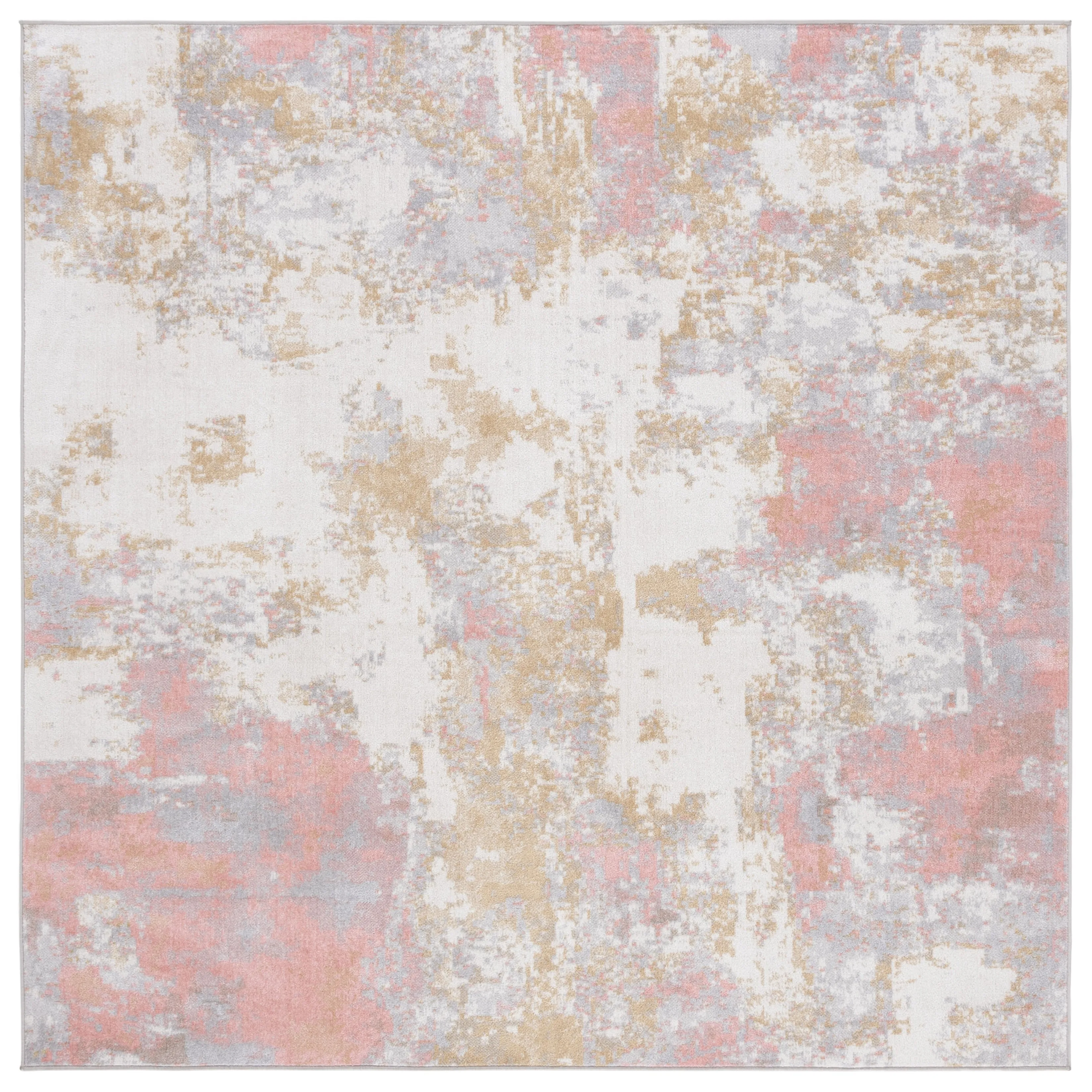 SAFAVIEH Bayside Machine Washable Drahusa Modern Abstract Rug