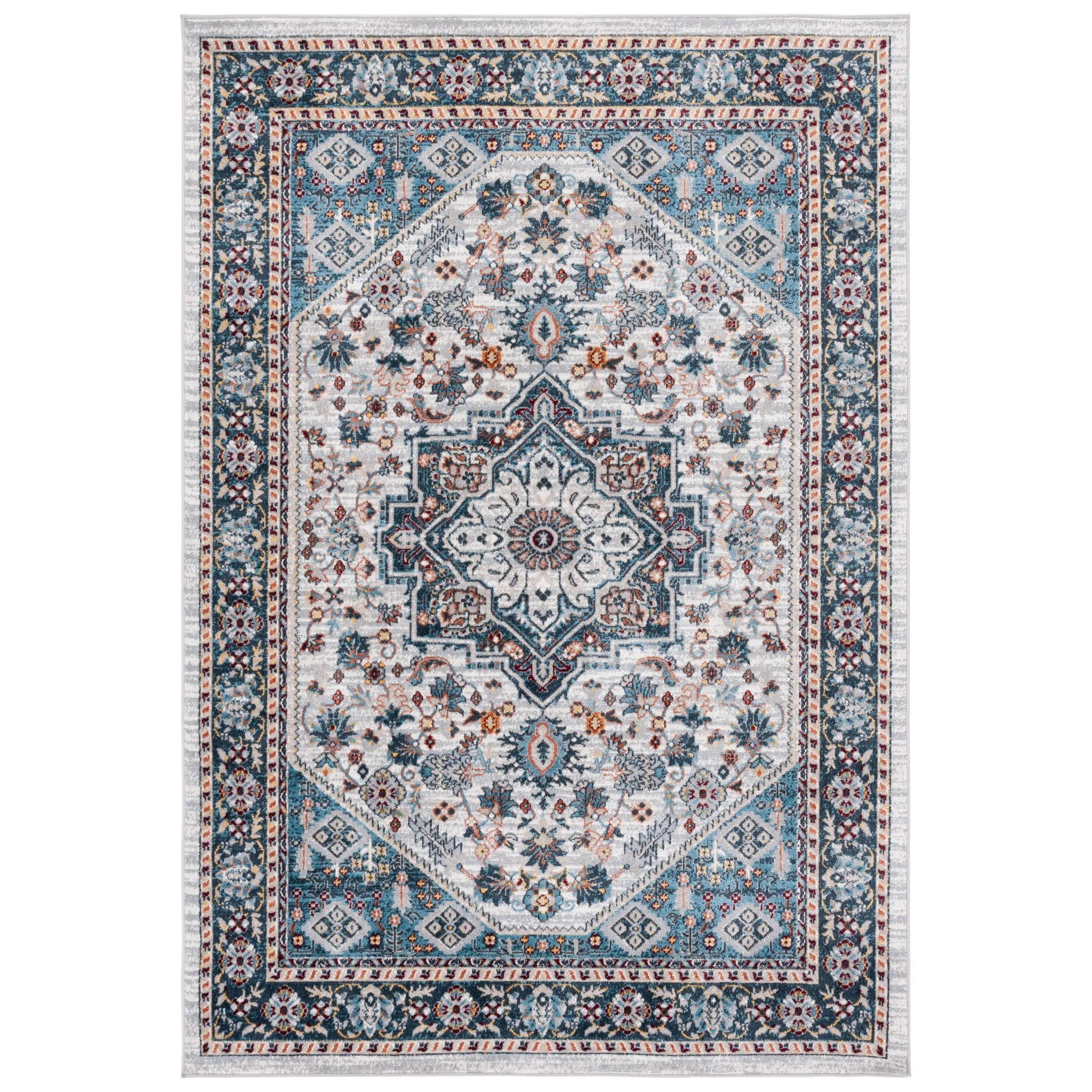 SAFAVIEH Bayside Machine Washable Korneliya Oriental Rug