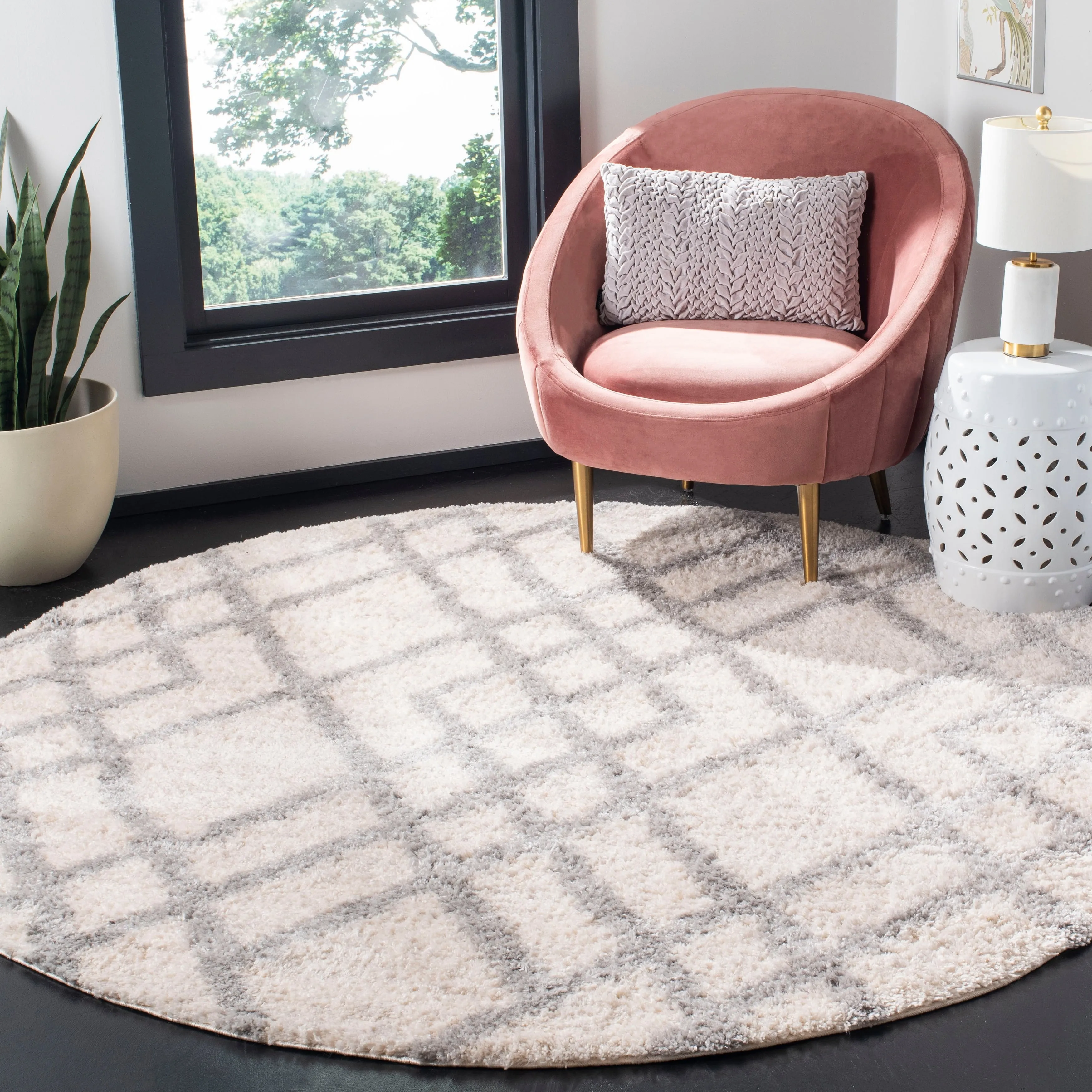 SAFAVIEH Berber Shag Janni Moroccan 1.2-inch Thick Rug
