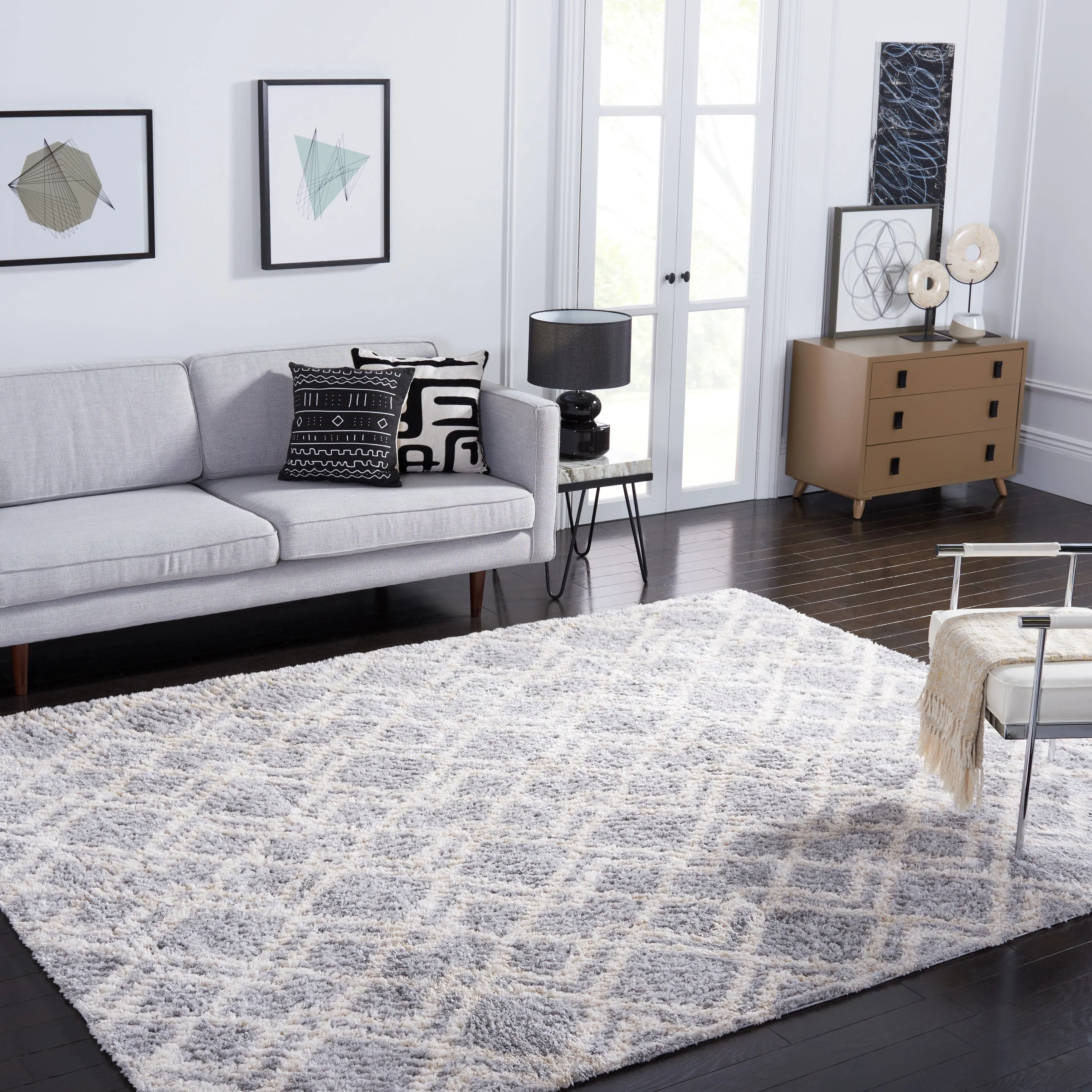 SAFAVIEH Berber Shag Maha Moroccan 1.2-inch Thick Rug