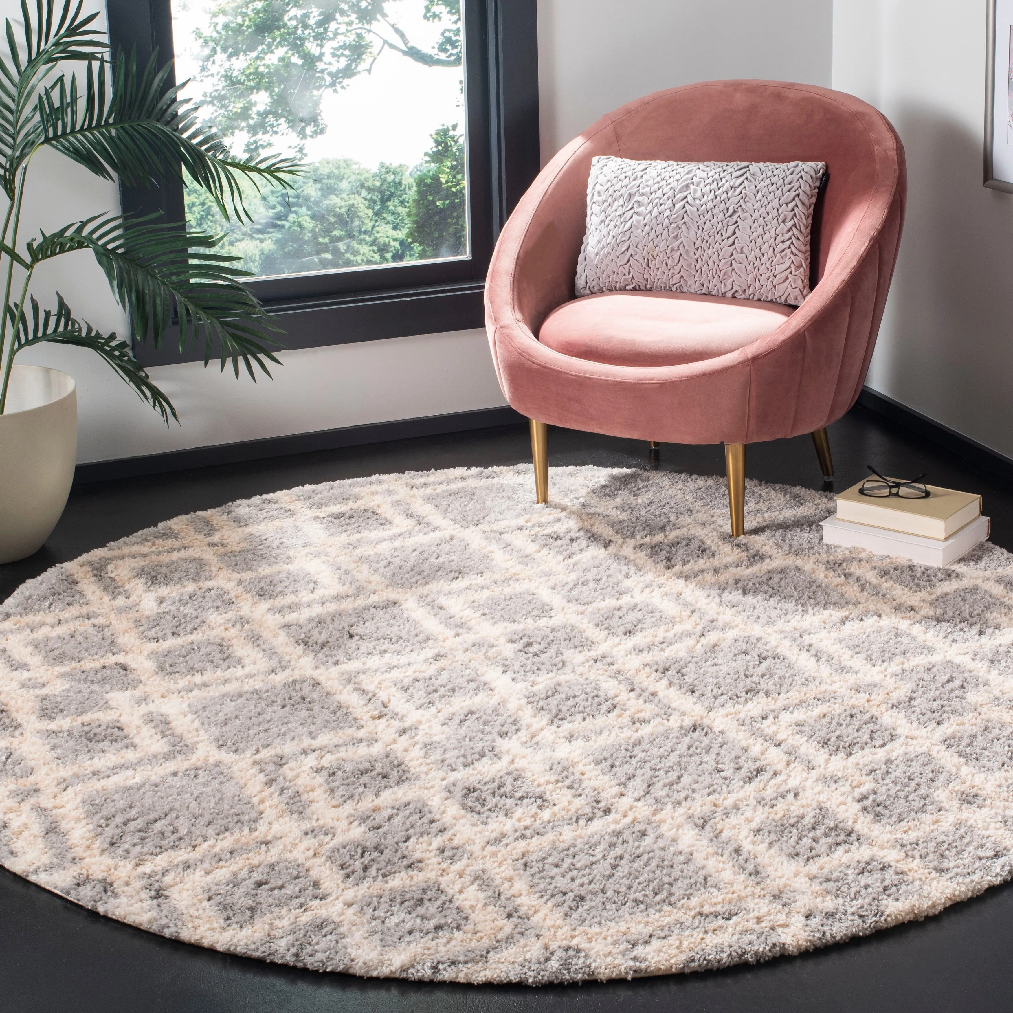 SAFAVIEH Berber Shag Maha Moroccan 1.2-inch Thick Rug