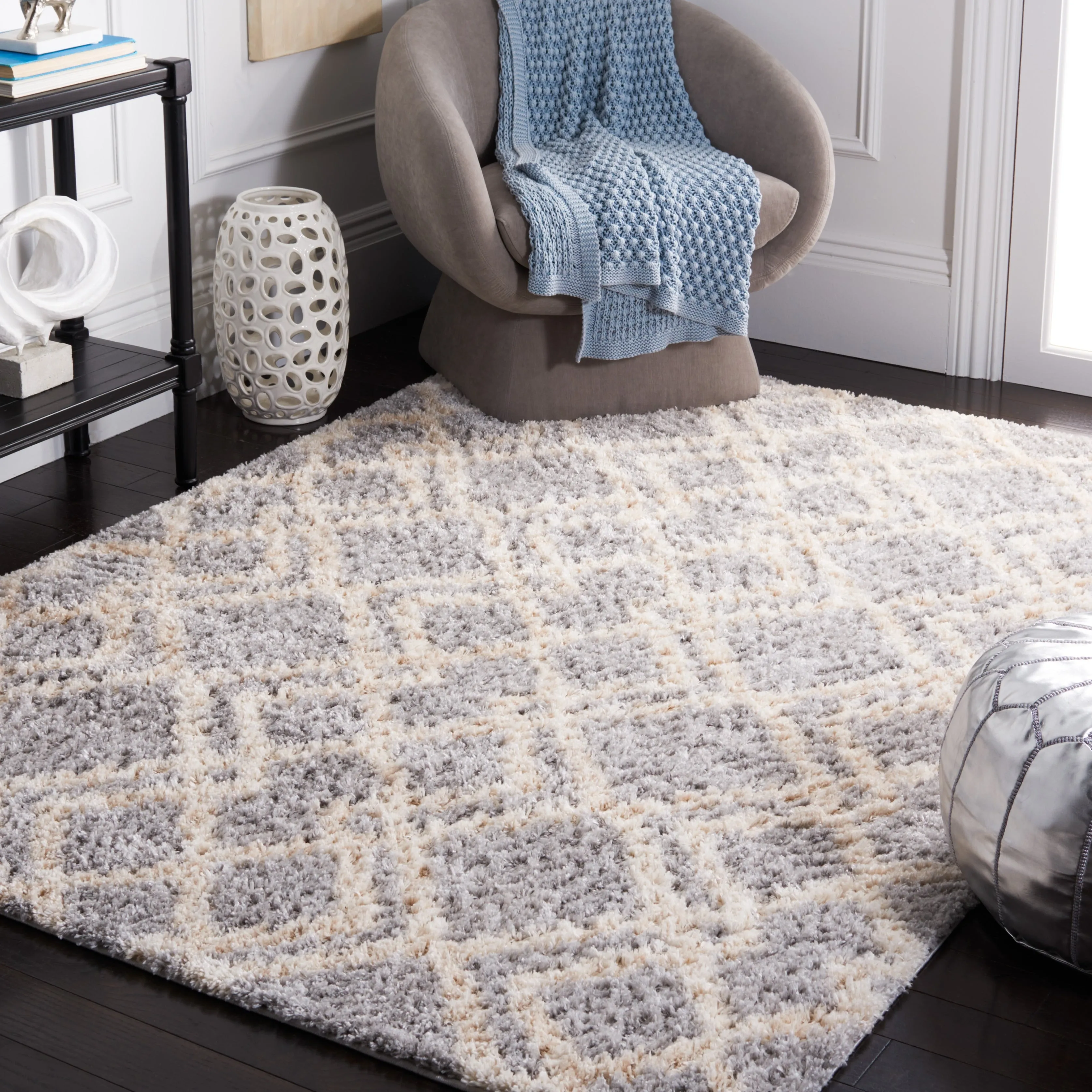 SAFAVIEH Berber Shag Maha Moroccan 1.2-inch Thick Rug