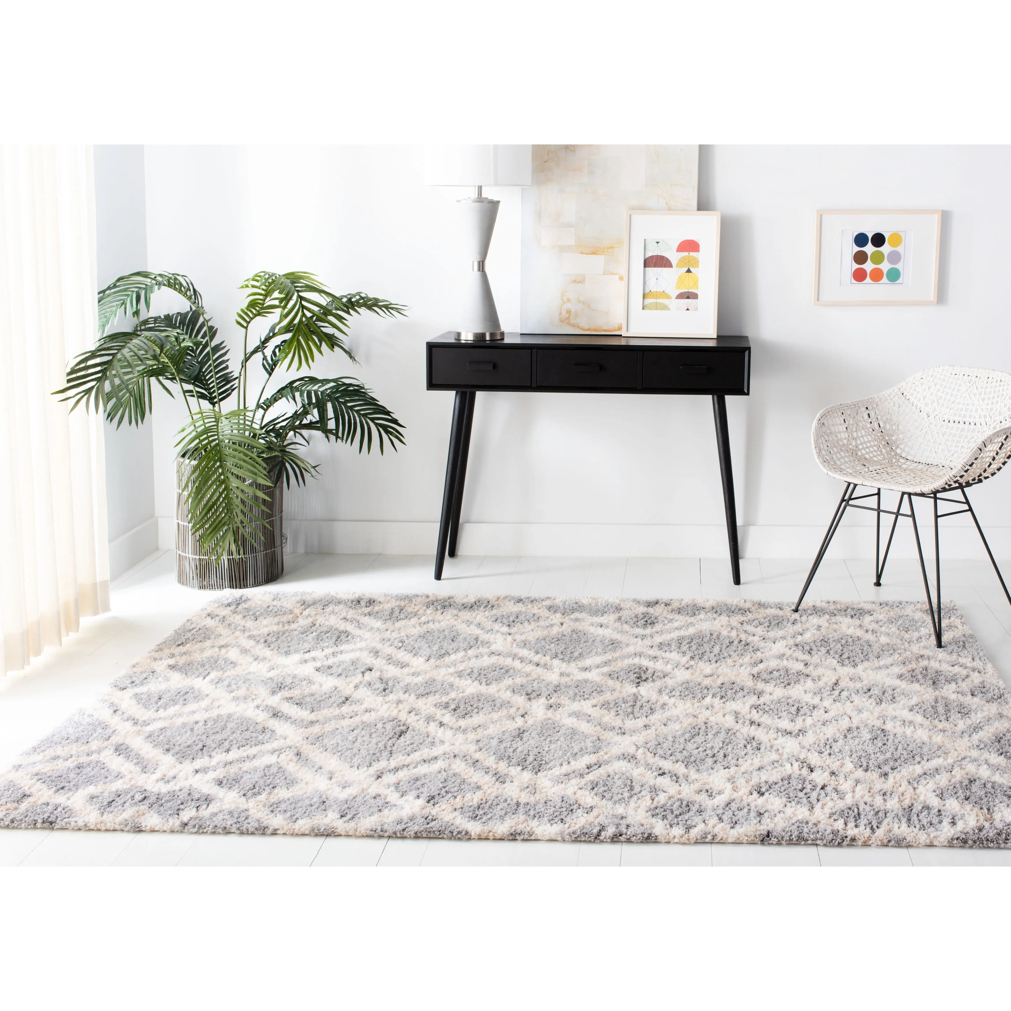 SAFAVIEH Berber Shag Maha Moroccan 1.2-inch Thick Rug
