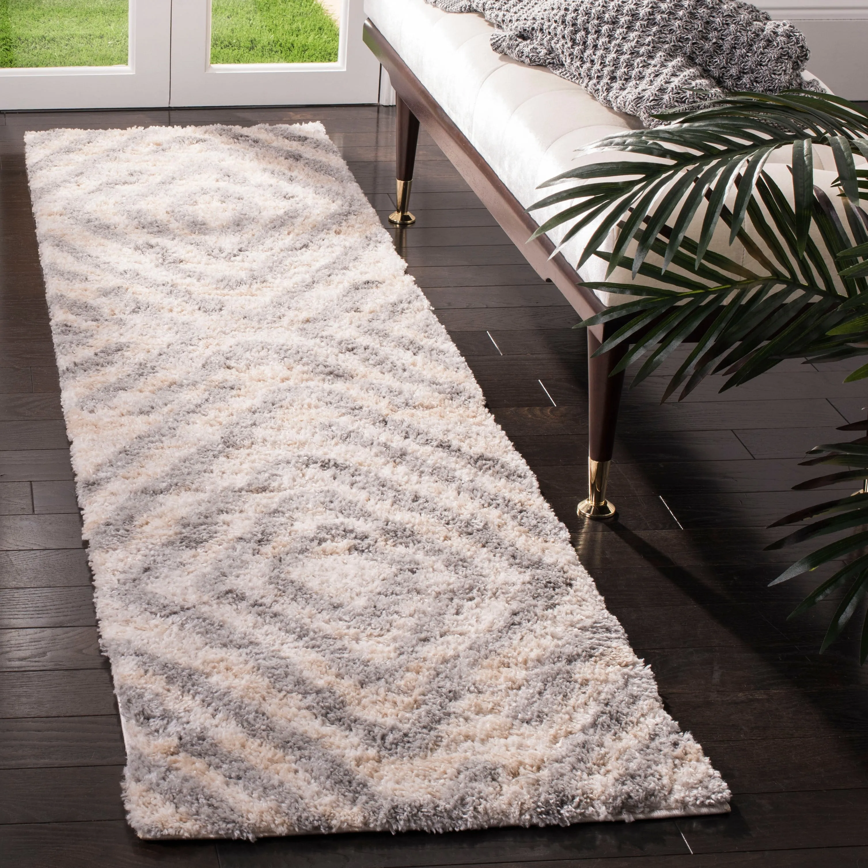 SAFAVIEH Berber Shag Nobuyo Moroccan 1.2-inch Thick Rug