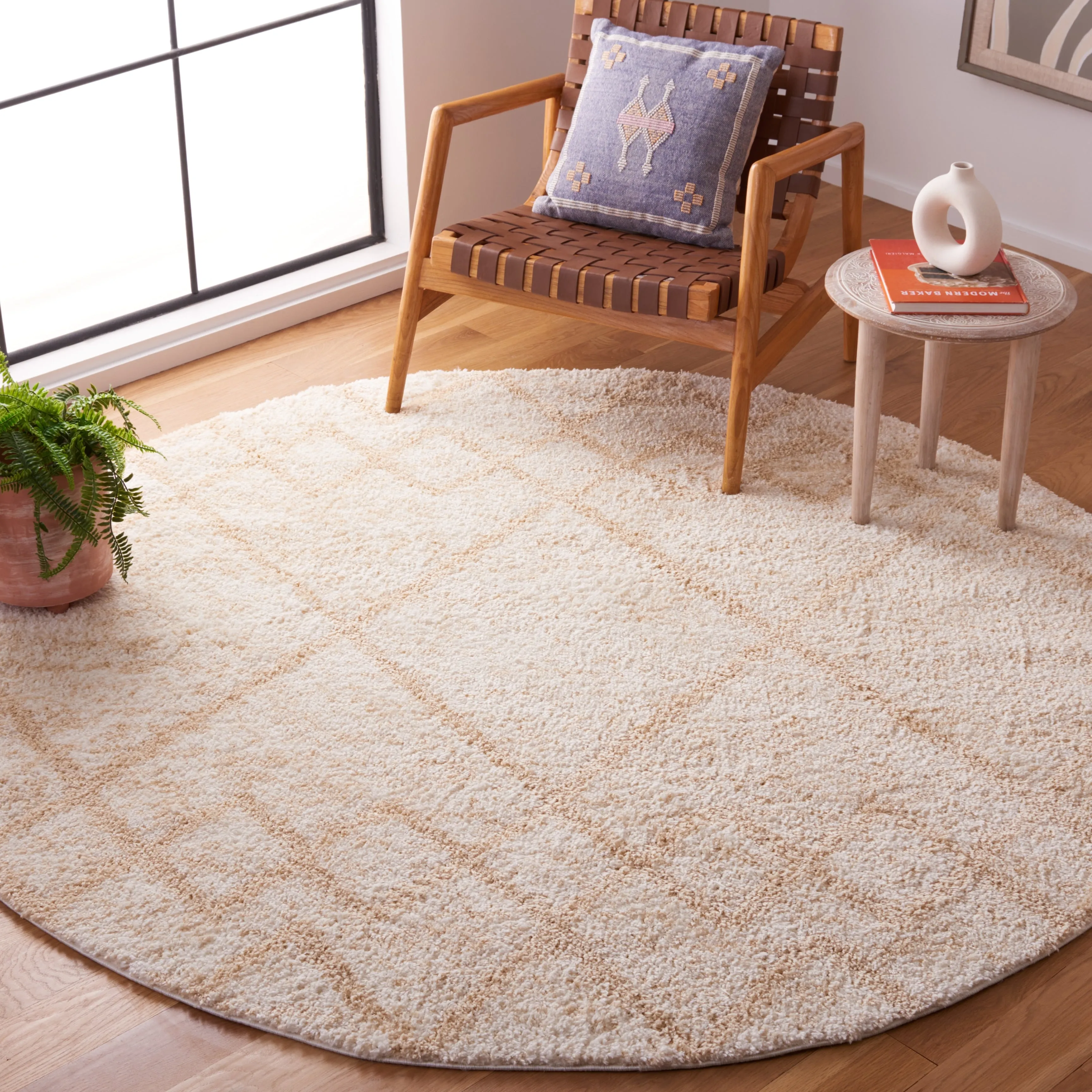 SAFAVIEH Berber Shag Veronie Moroccan Boho 1.25-inch Rug