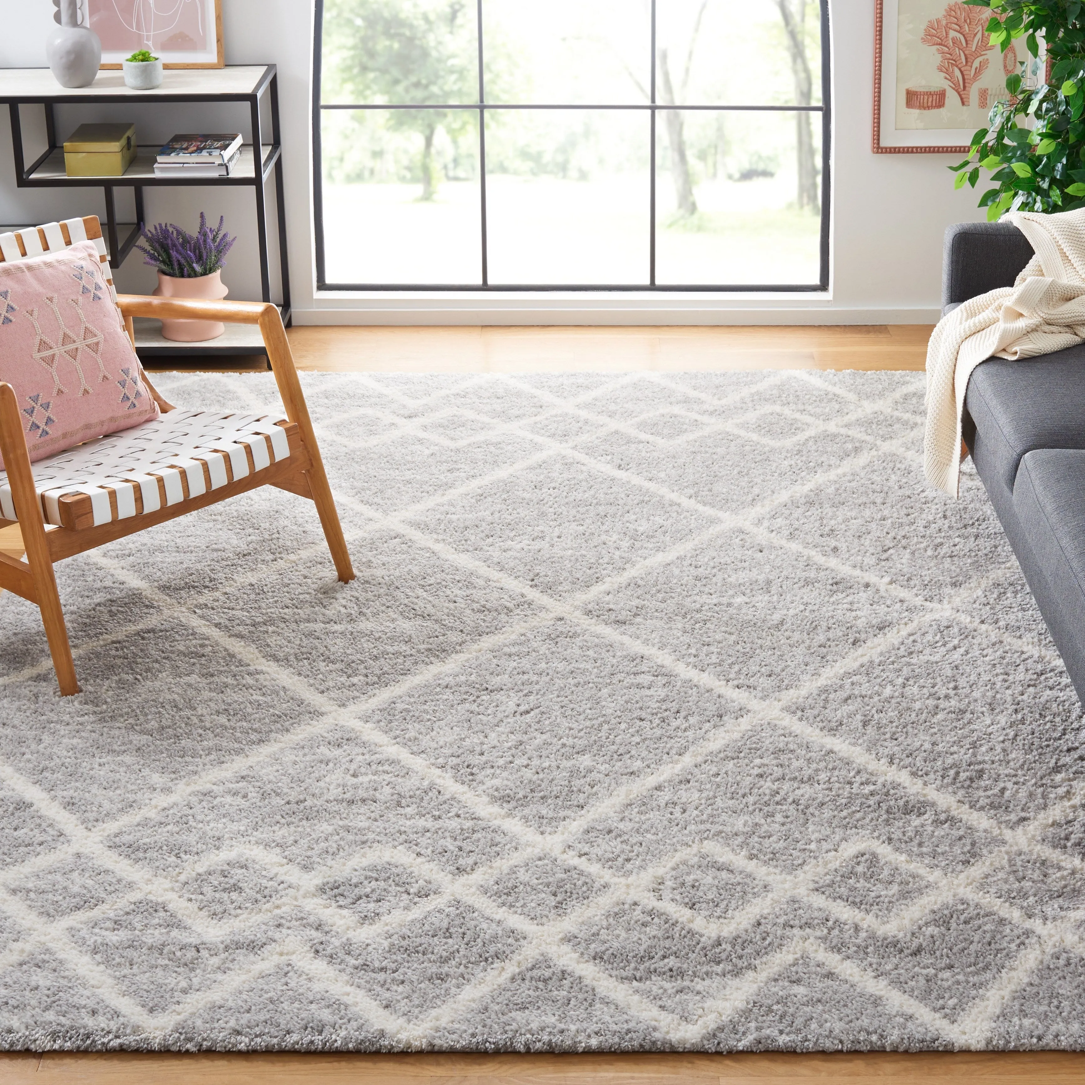 SAFAVIEH Berber Shag Veronie Moroccan Boho 1.25-inch Rug