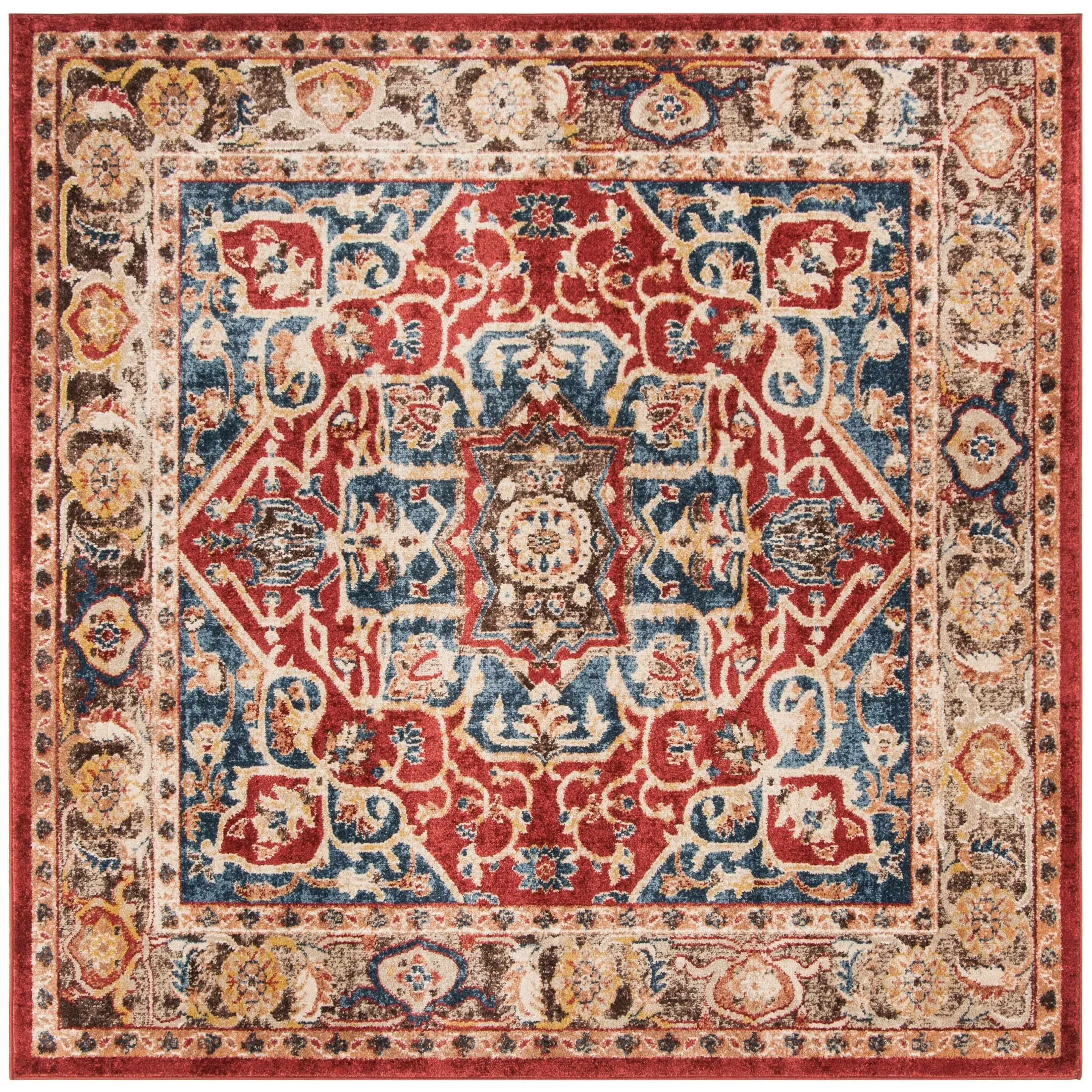 SAFAVIEH Bijar Julika Traditional Oriental Distressed Rug