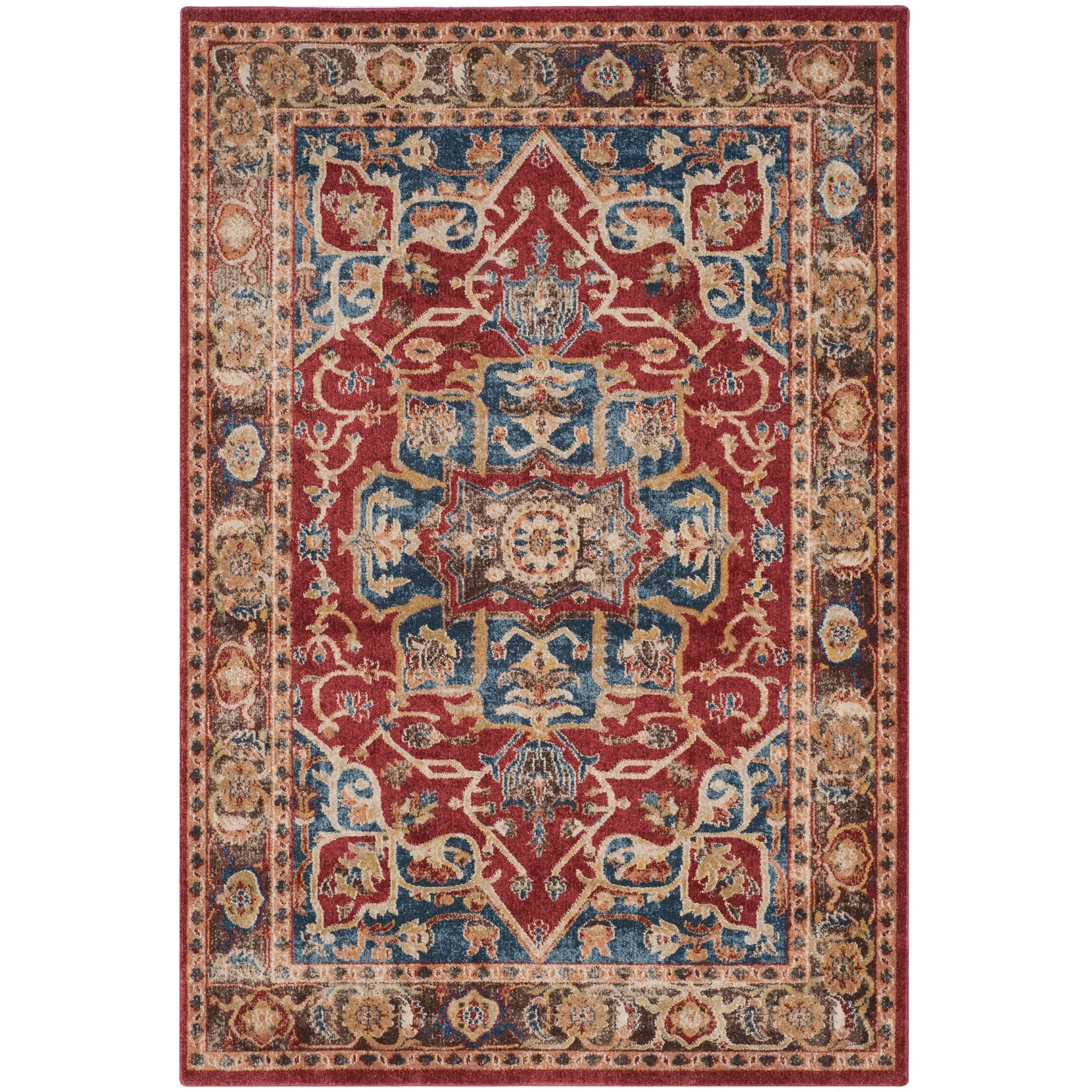 SAFAVIEH Bijar Julika Traditional Oriental Distressed Rug