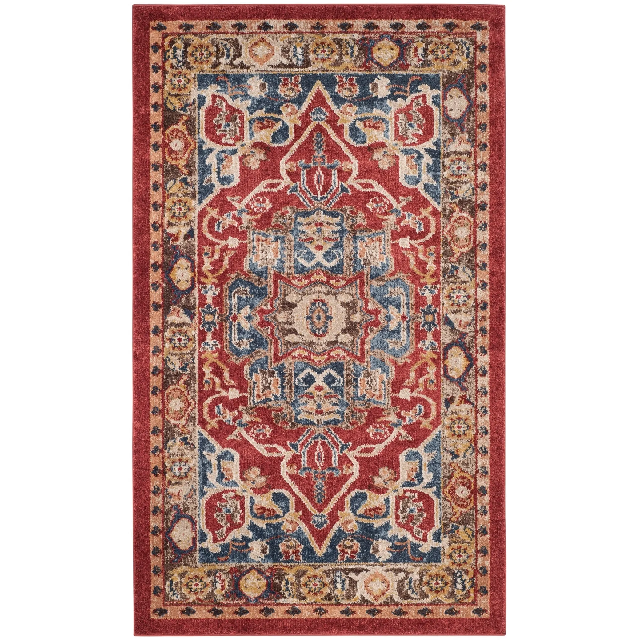 SAFAVIEH Bijar Julika Traditional Oriental Distressed Rug