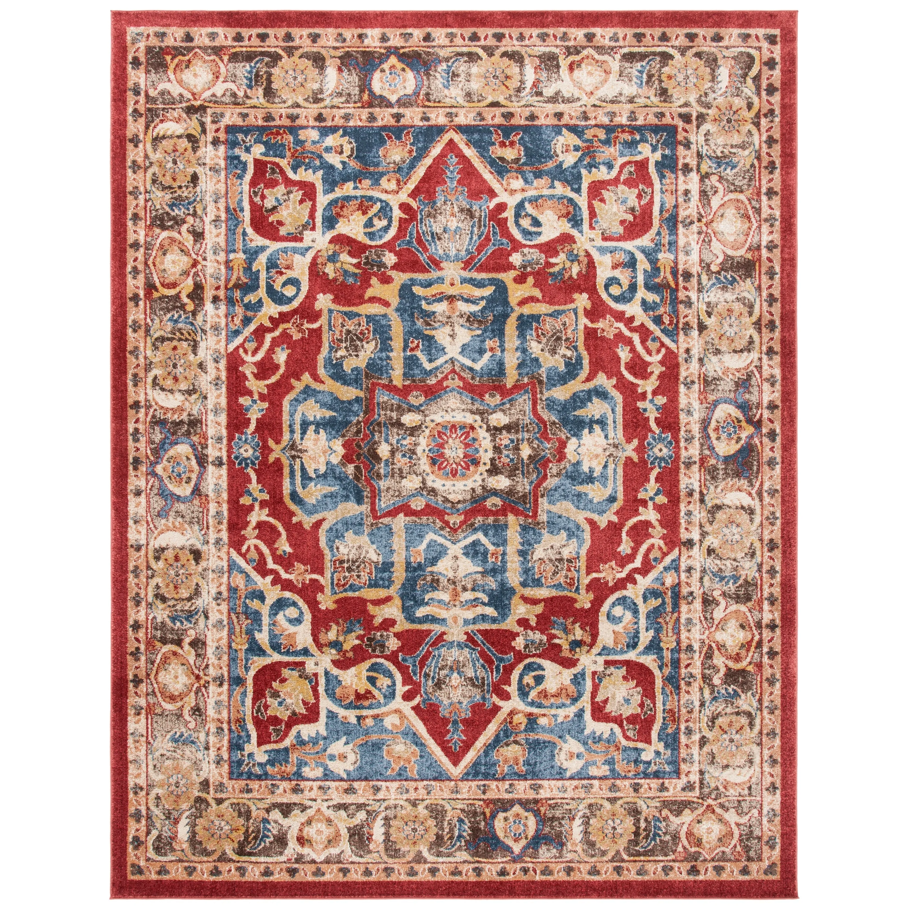 SAFAVIEH Bijar Julika Traditional Oriental Distressed Rug
