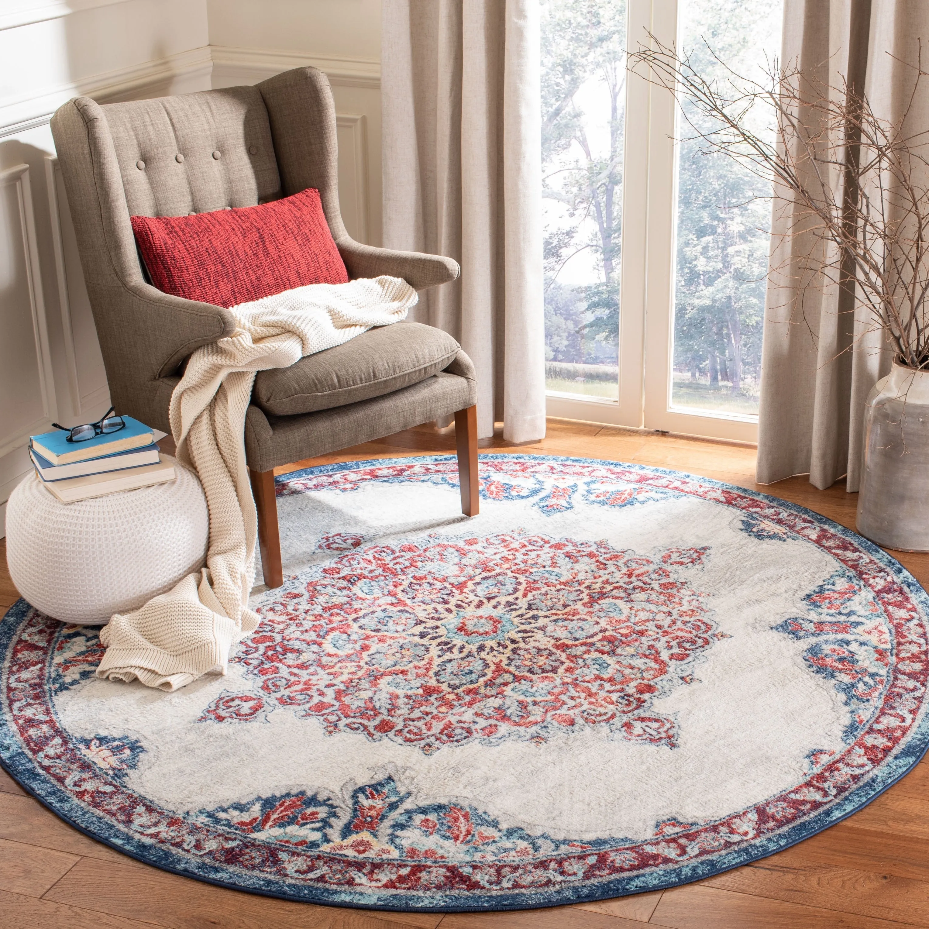 SAFAVIEH Brentwood Coralyne Traditional Oriental Rug