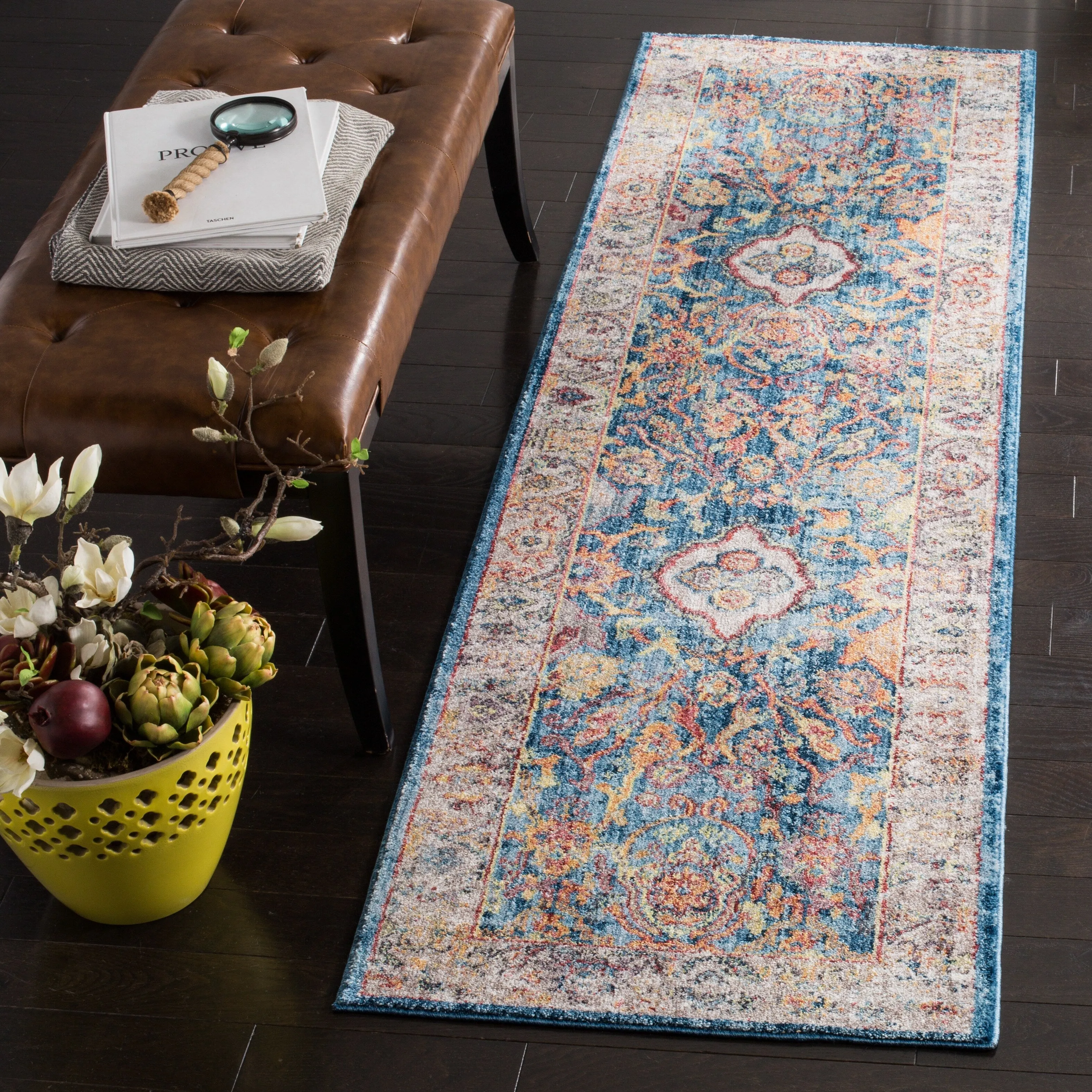 SAFAVIEH Bristol Campbell Vintage Boho Oriental Polyester Rug