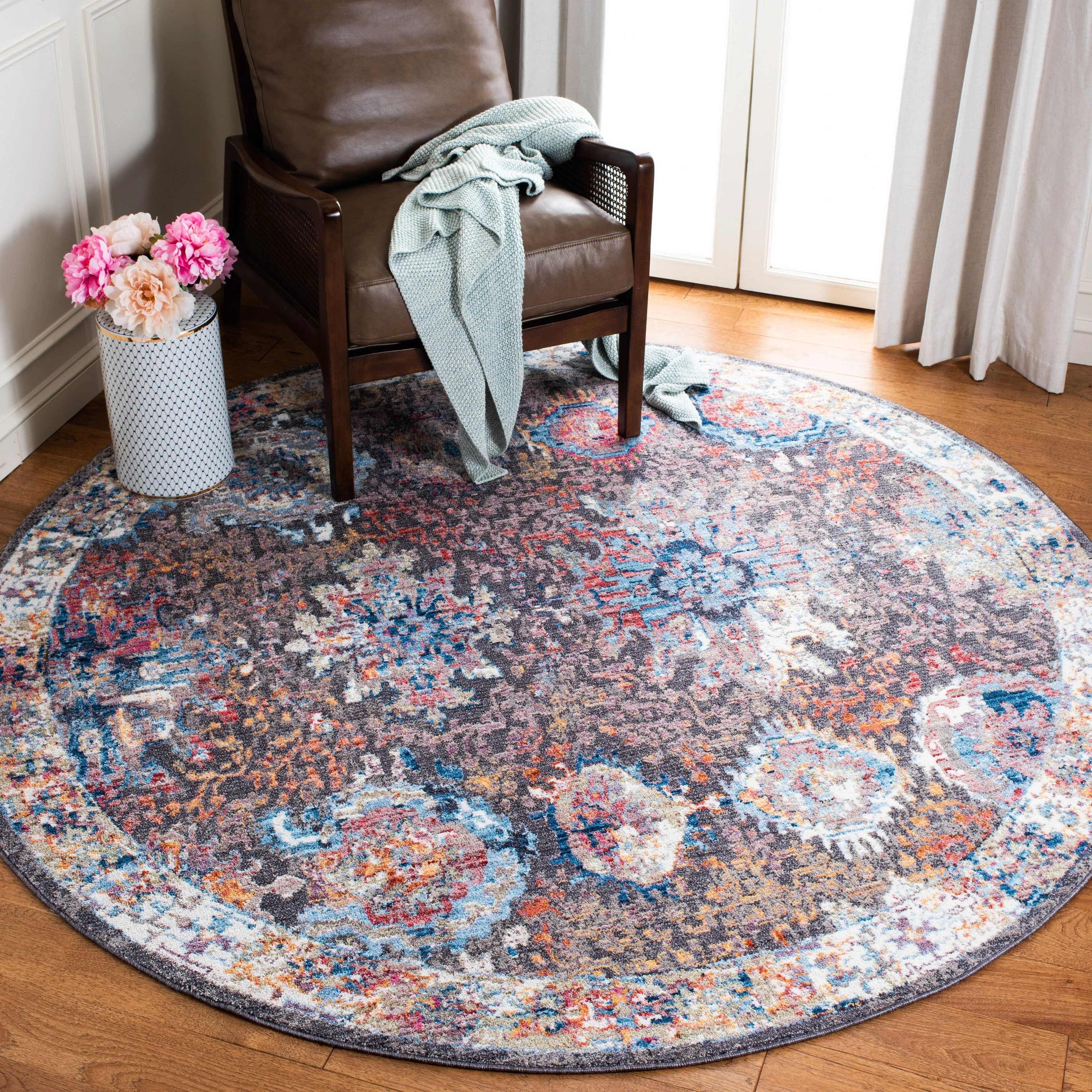 SAFAVIEH Bristol Sunnefa Vintage Oriental Distressed Rug