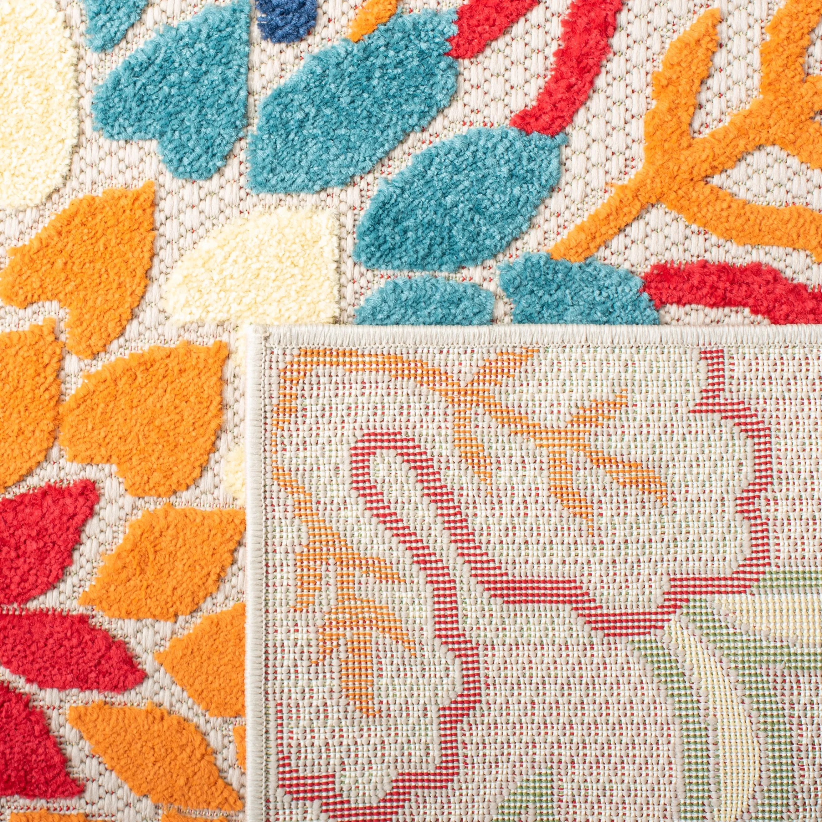 SAFAVIEH Cabana Ortrun Indoor/ Outdoor Waterproof Patio Floral Rug