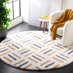 SAFAVIEH Calico Shag Orly Geometric 1.5-inch Thick Rug
