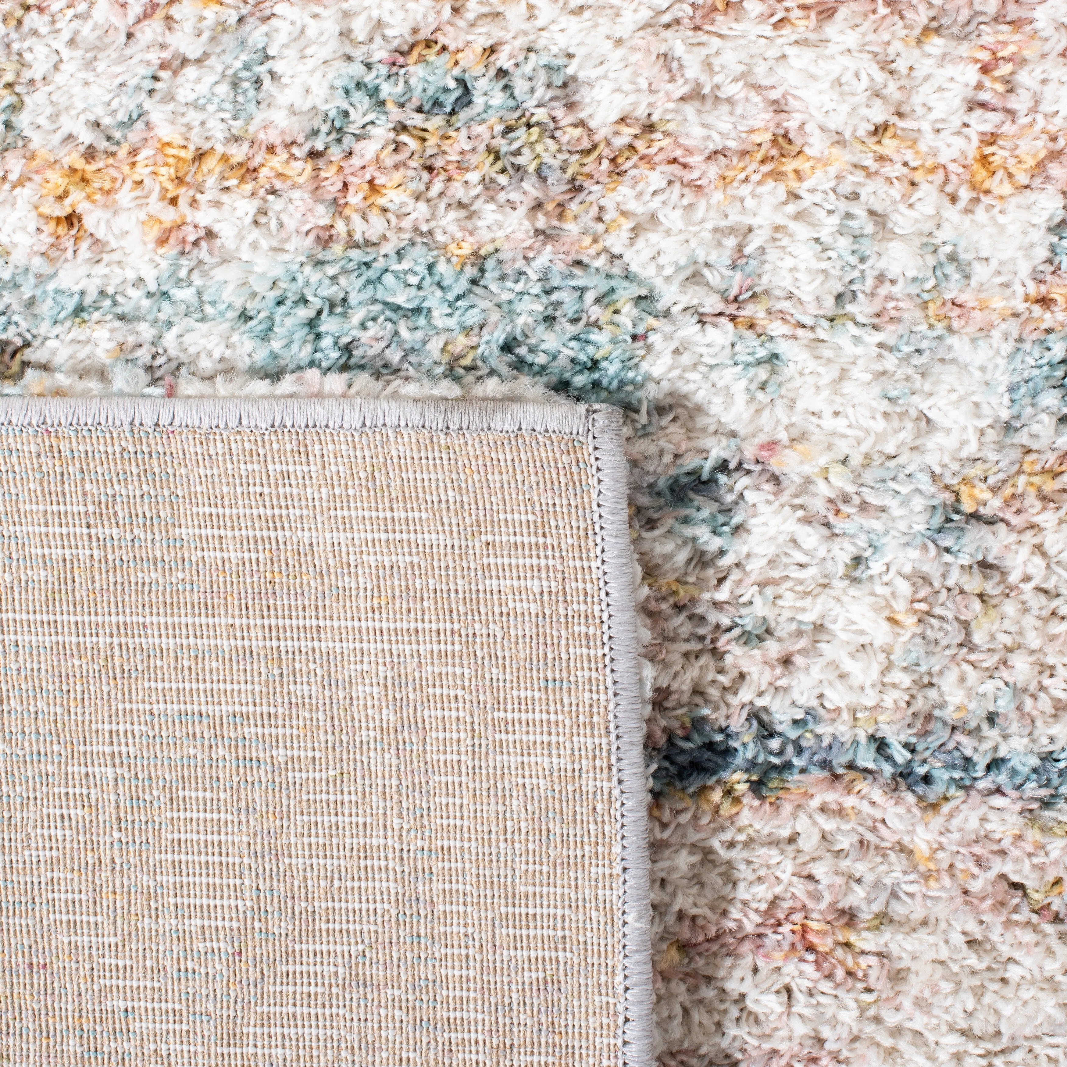SAFAVIEH Calista Shag Anthea Abstract 1-inch Thick Rug
