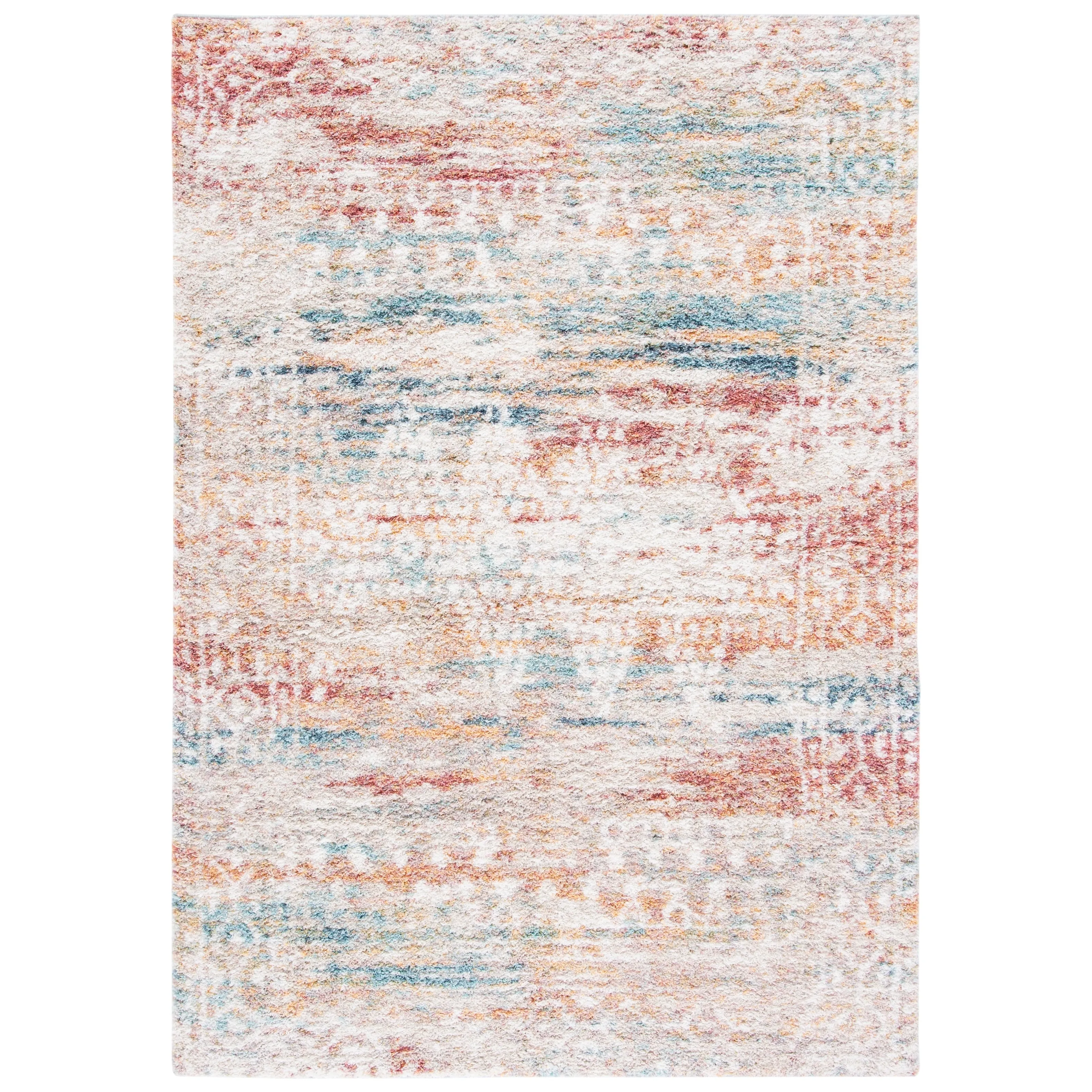 SAFAVIEH Calista Shag Anthea Abstract 1-inch Thick Rug