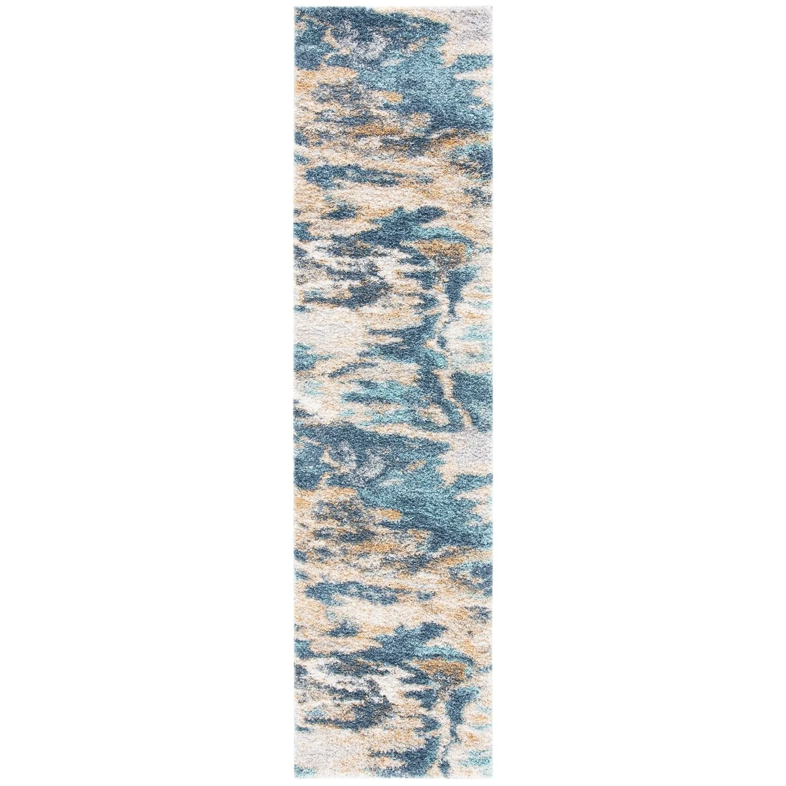 SAFAVIEH Calista Shag Azucena Abstract 1-inch Thick Rug