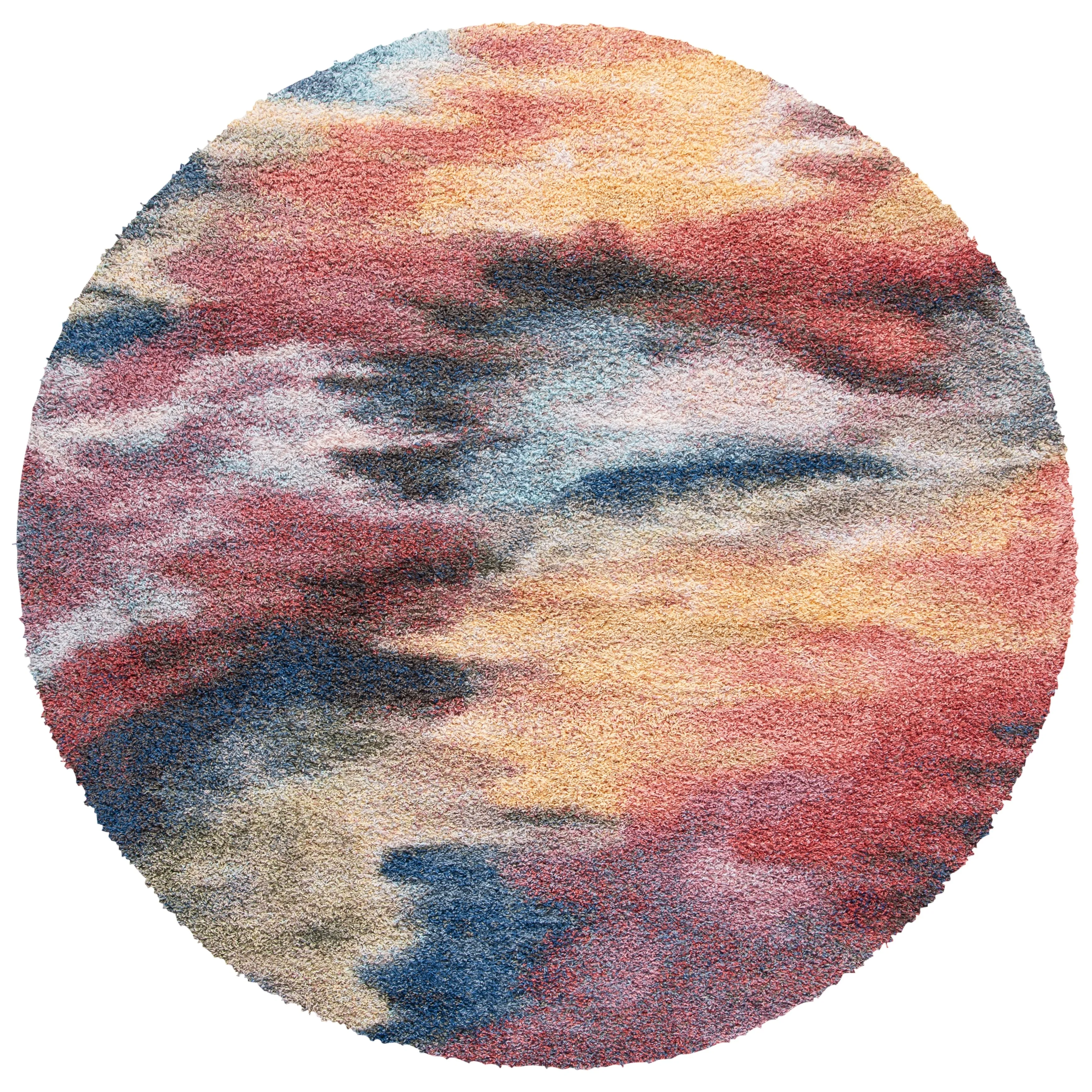 SAFAVIEH Calista Shag Gunhilde Abstract 1-inch Thick Rug