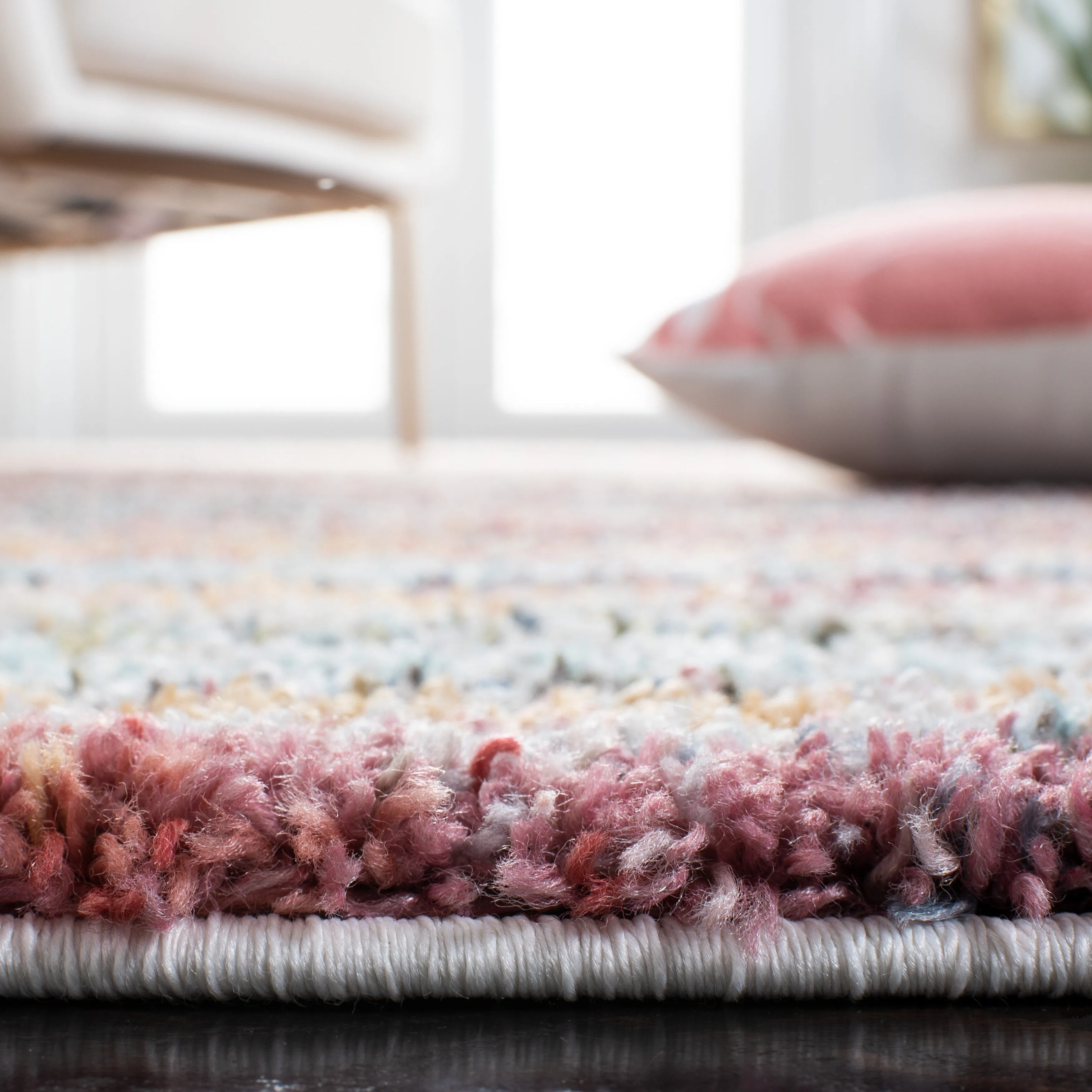 SAFAVIEH Calista Shag Lenke Abstract 1-inch Thick Rug