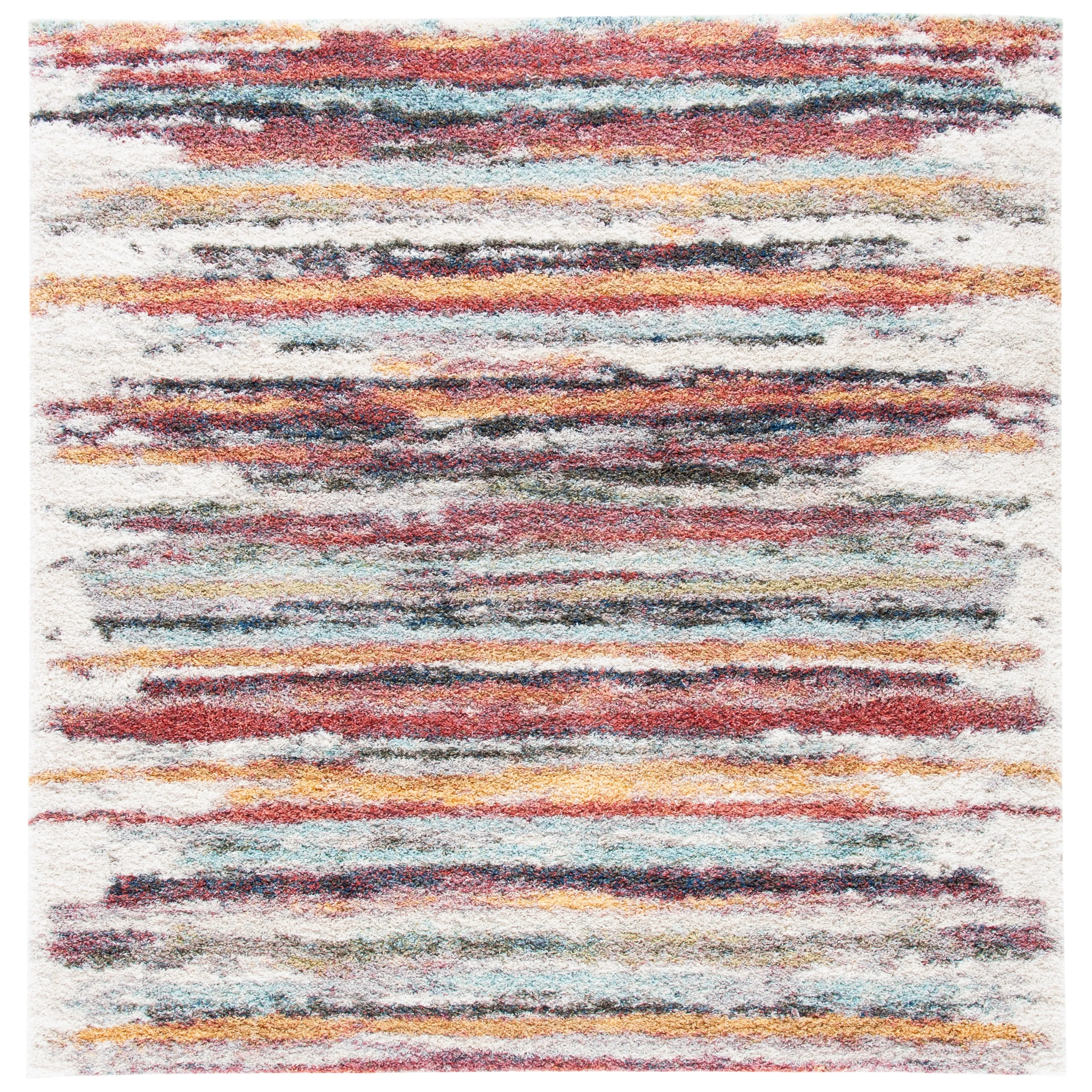 SAFAVIEH Calista Shag Lenke Abstract 1-inch Thick Rug