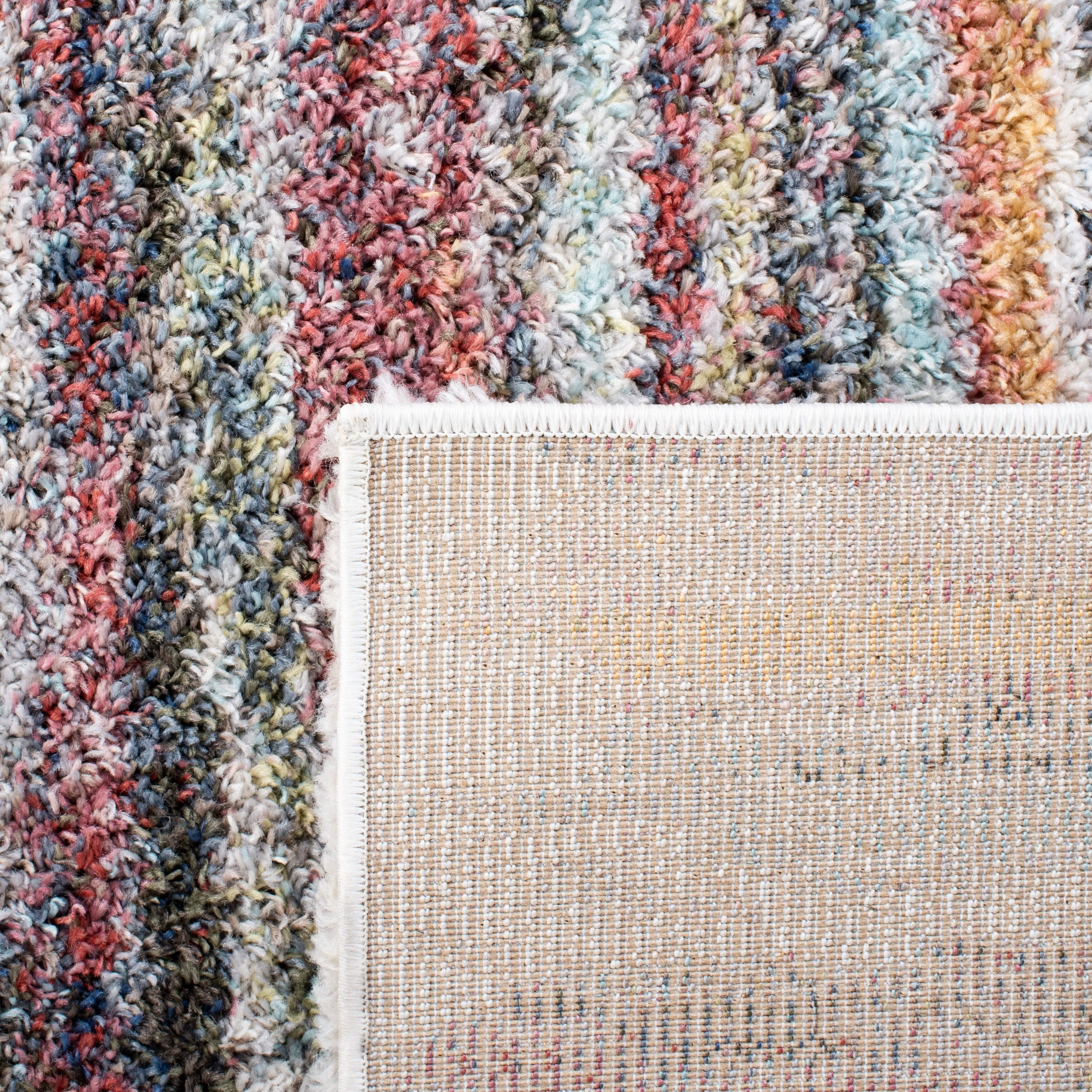 SAFAVIEH Calista Shag Lenke Abstract 1-inch Thick Rug