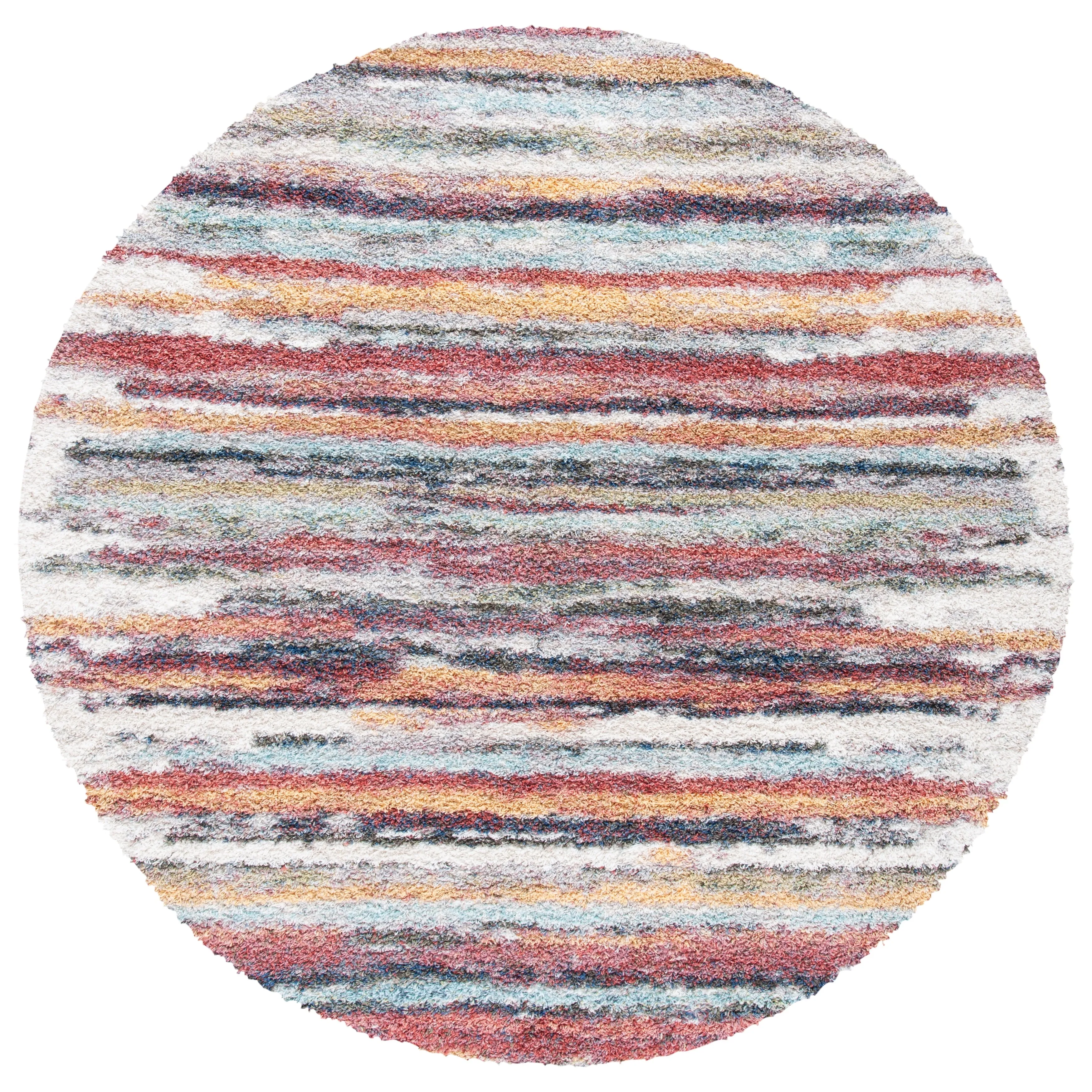 SAFAVIEH Calista Shag Lenke Abstract 1-inch Thick Rug
