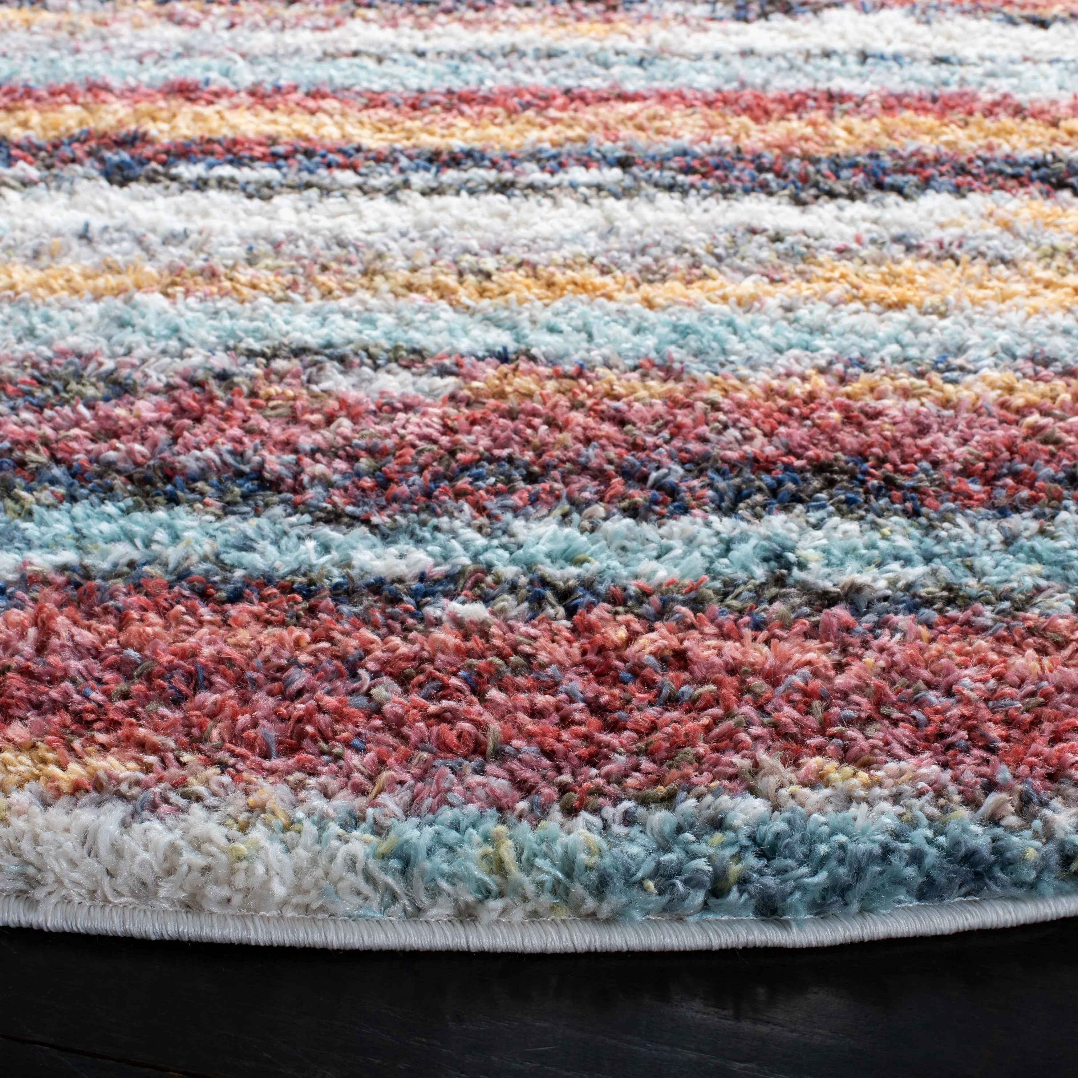 SAFAVIEH Calista Shag Lenke Abstract 1-inch Thick Rug