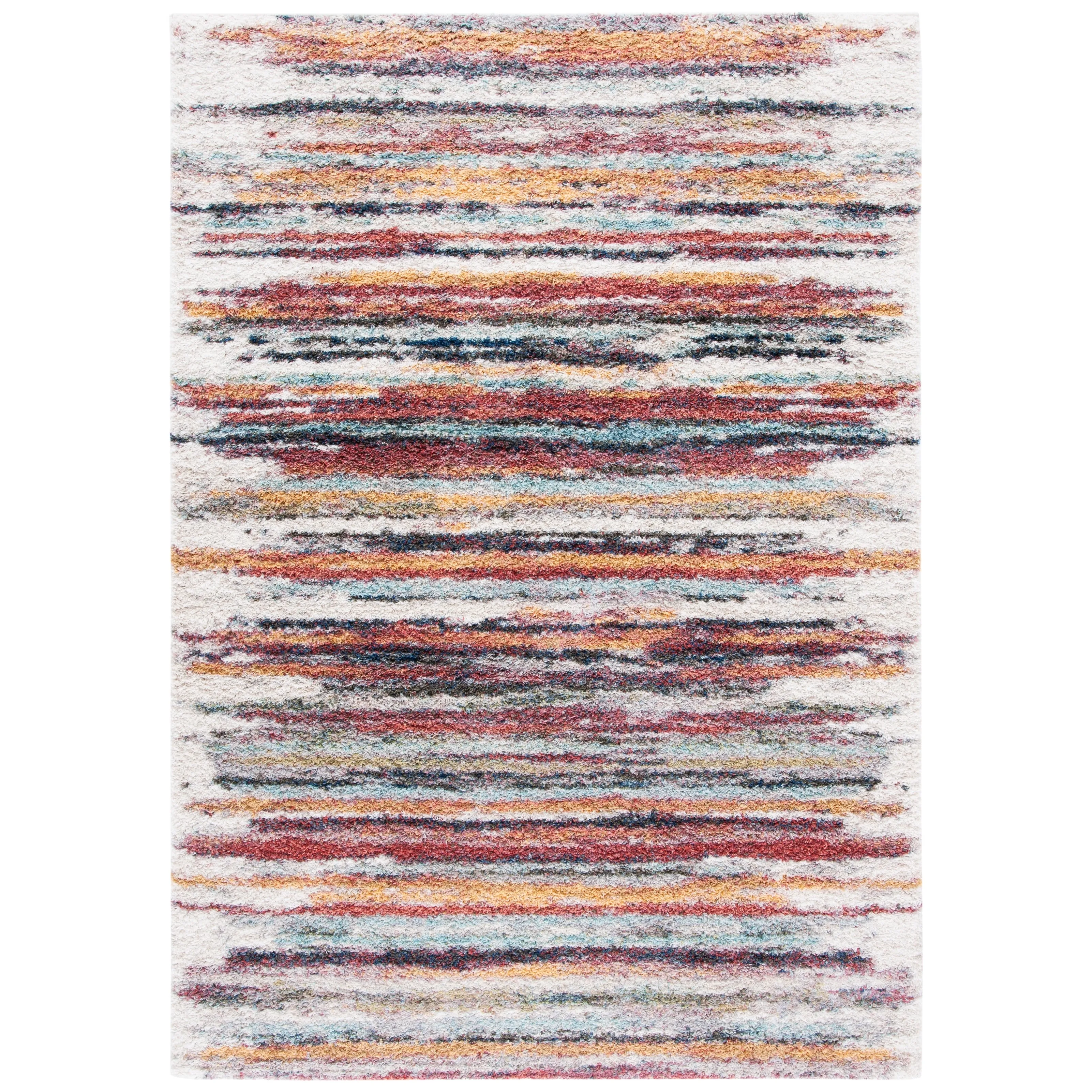 SAFAVIEH Calista Shag Lenke Abstract 1-inch Thick Rug