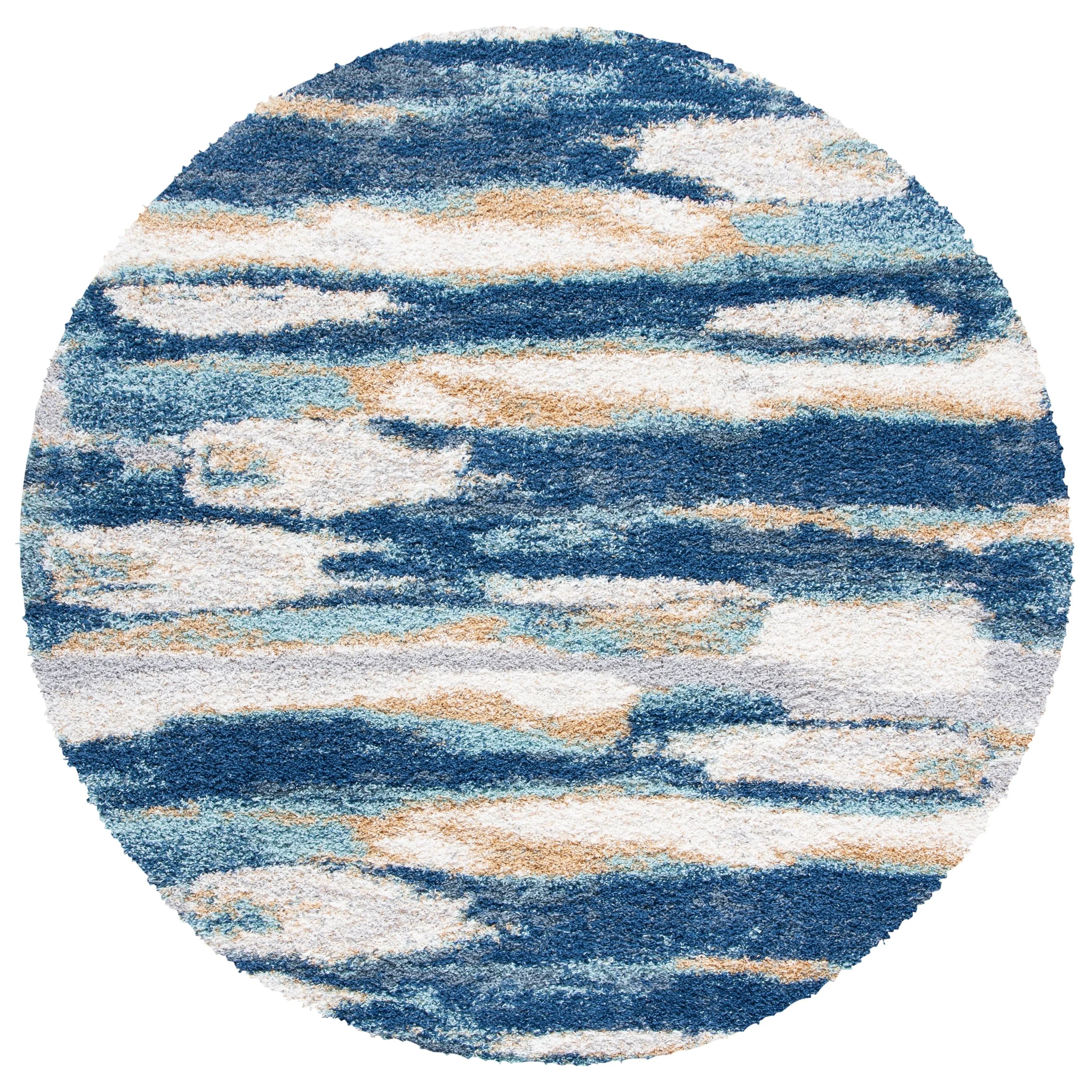 SAFAVIEH Calista Shag Mare Abstract 1-inch Thick Rug