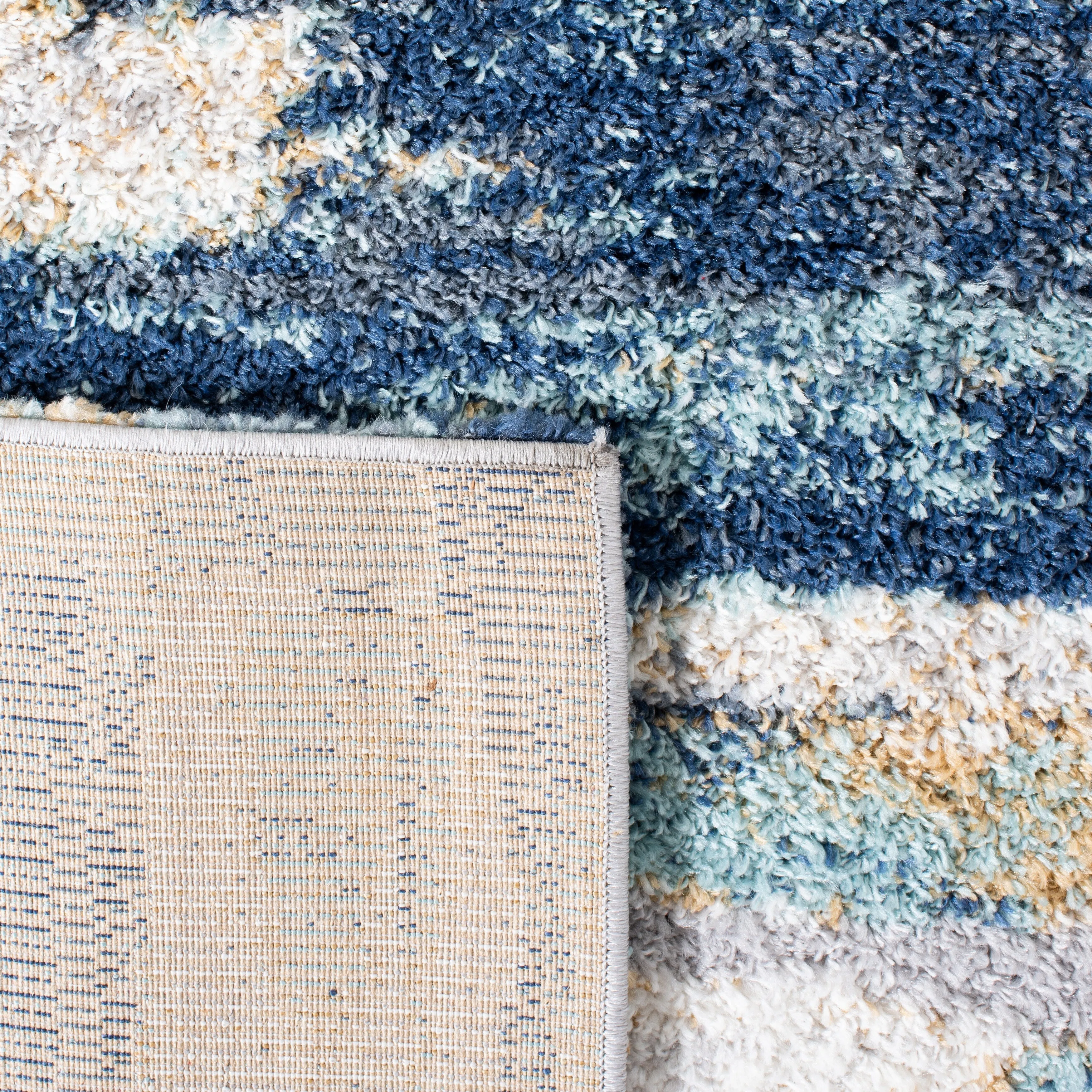 SAFAVIEH Calista Shag Mare Abstract 1-inch Thick Rug