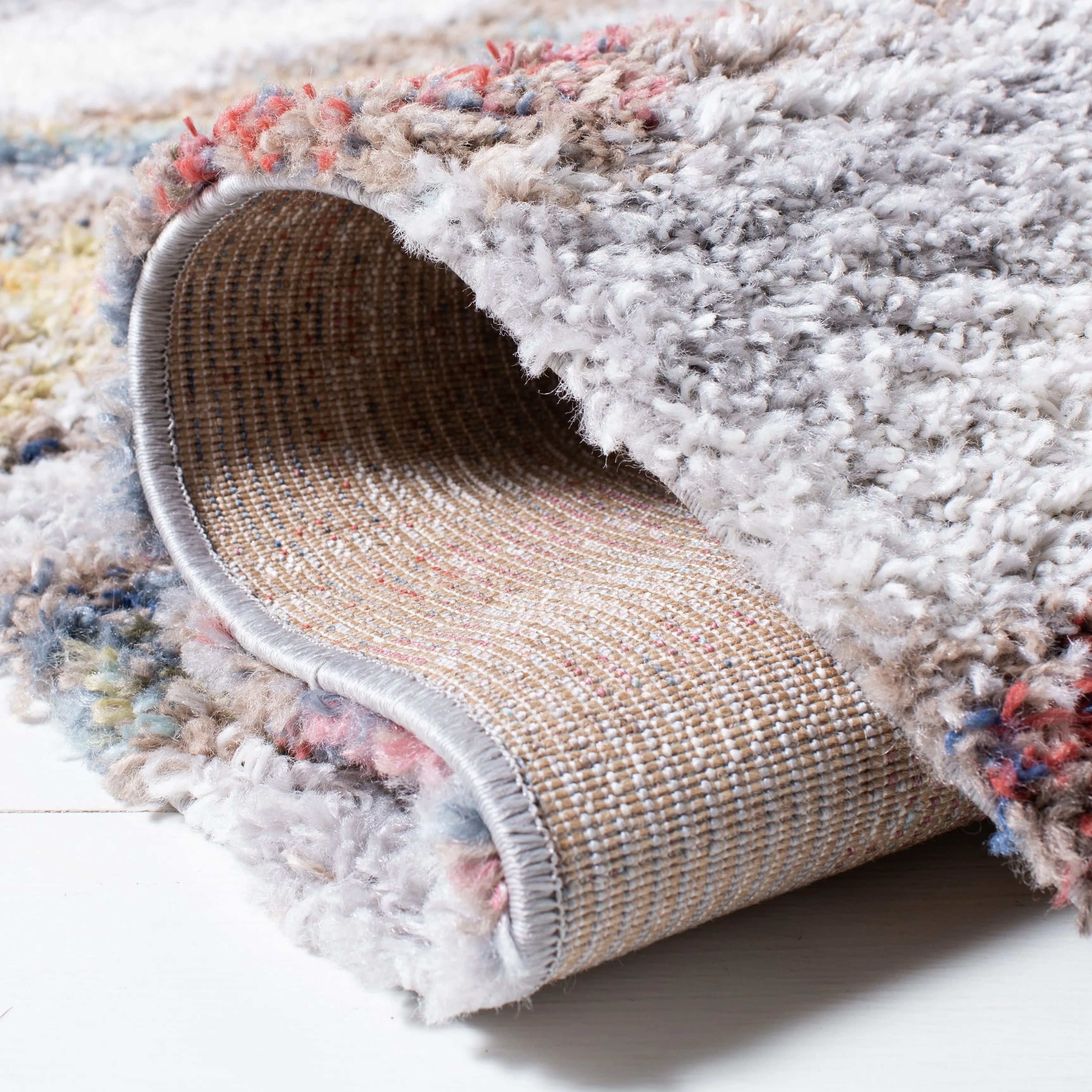 SAFAVIEH Calista Shag Mare Abstract 1-inch Thick Rug