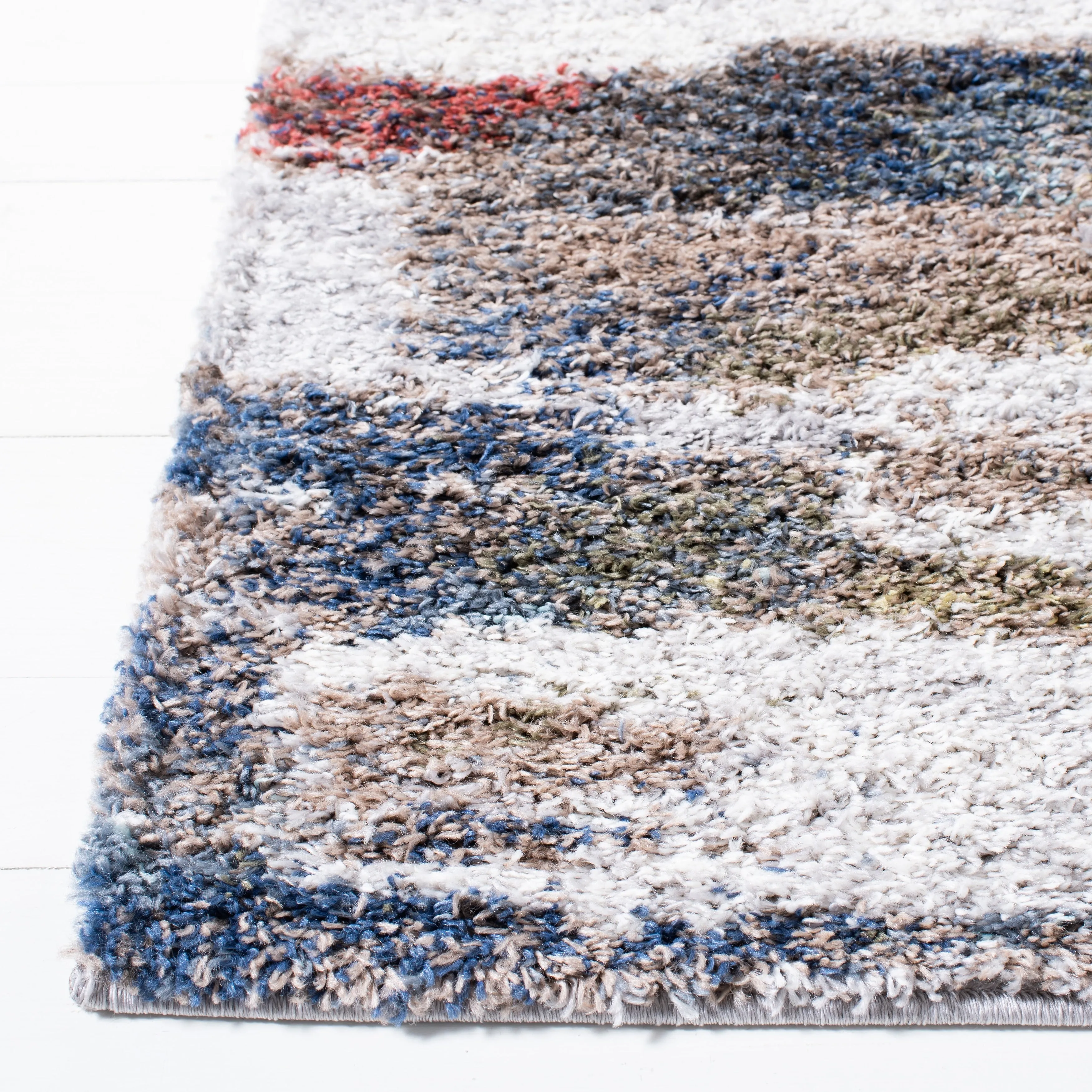 SAFAVIEH Calista Shag Mare Abstract 1-inch Thick Rug